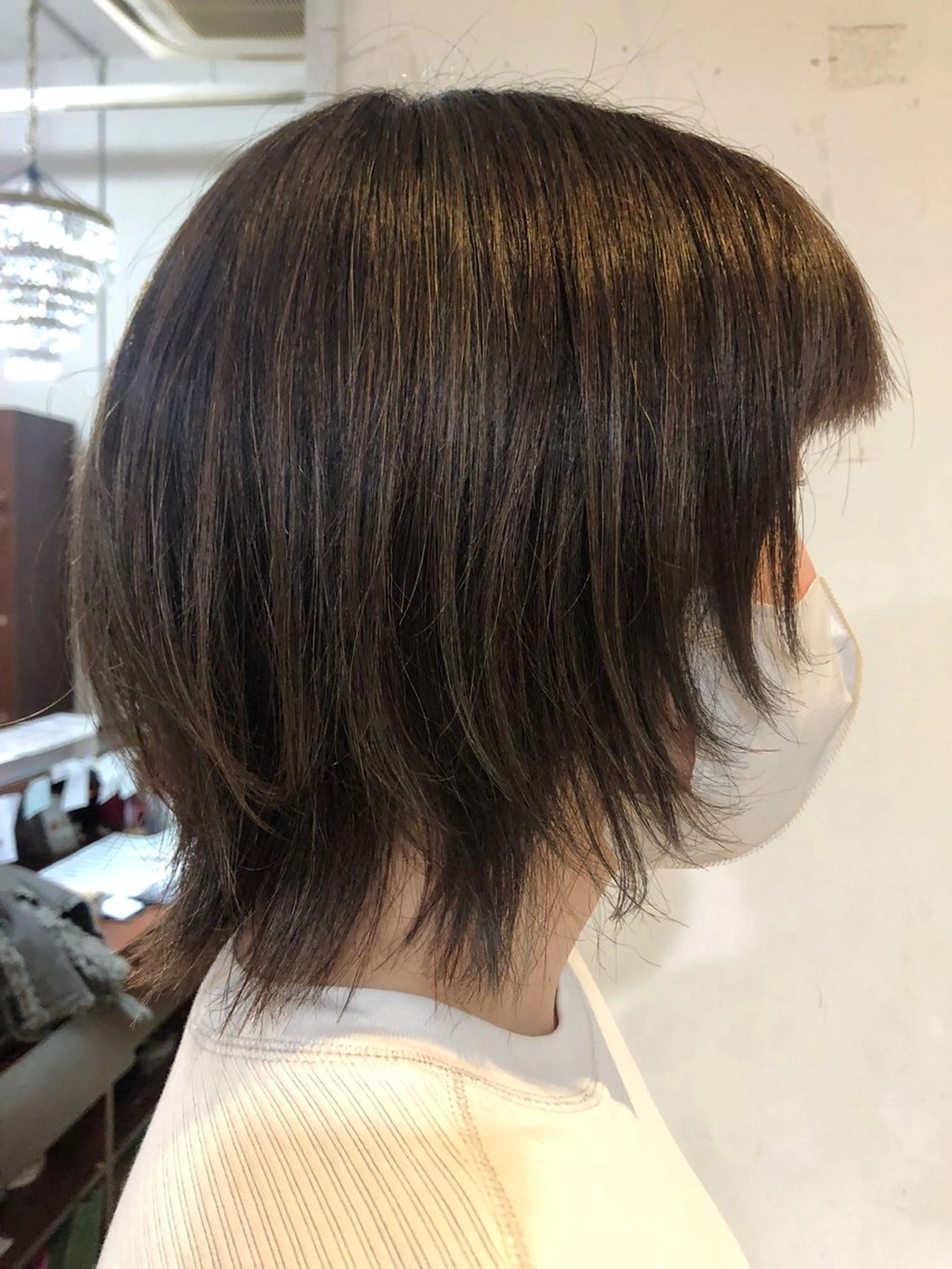 ミディアム すざき ことみのヘアスタイル