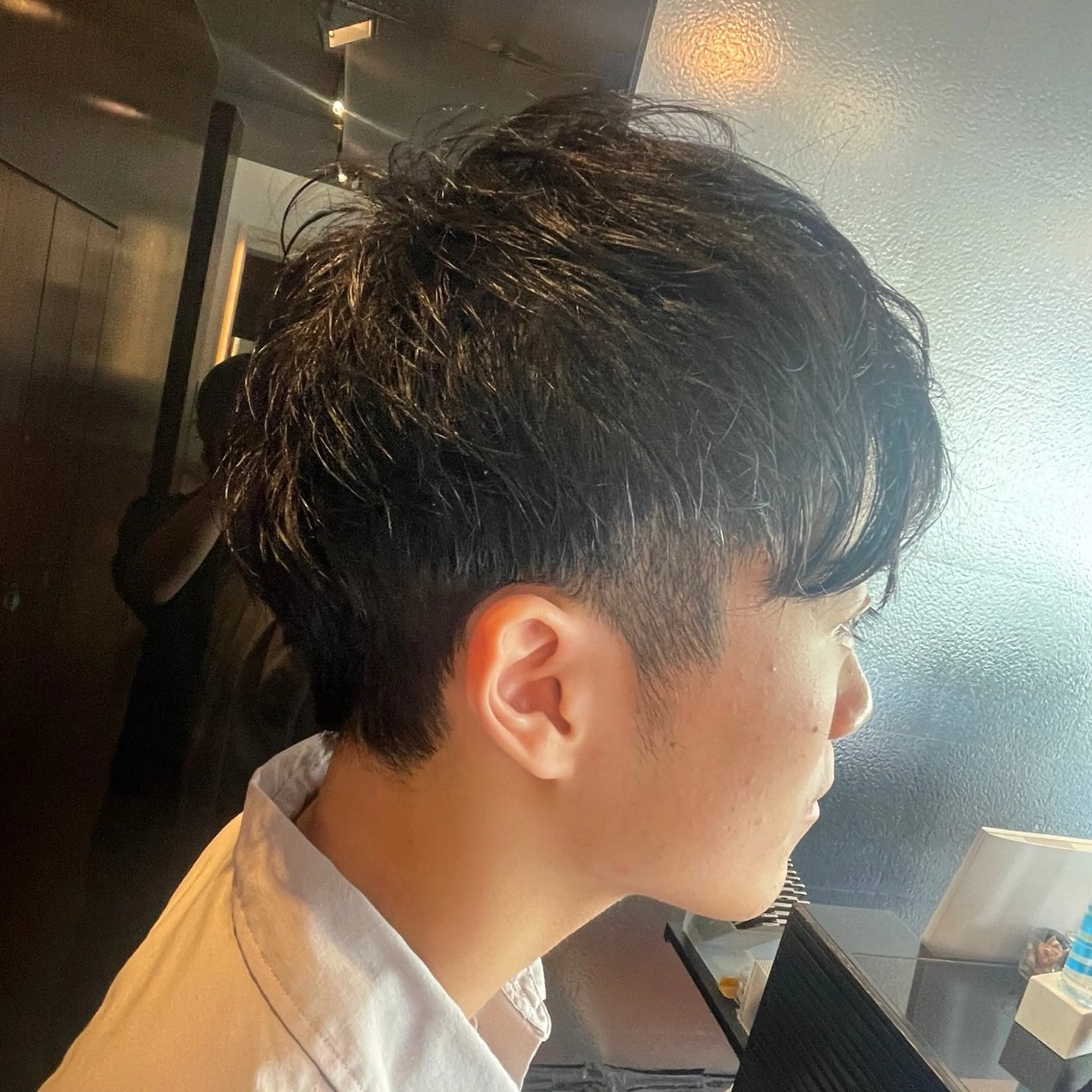 メンズ マッシュ ツーブロック 前さこ 結衣のヘアスタイル