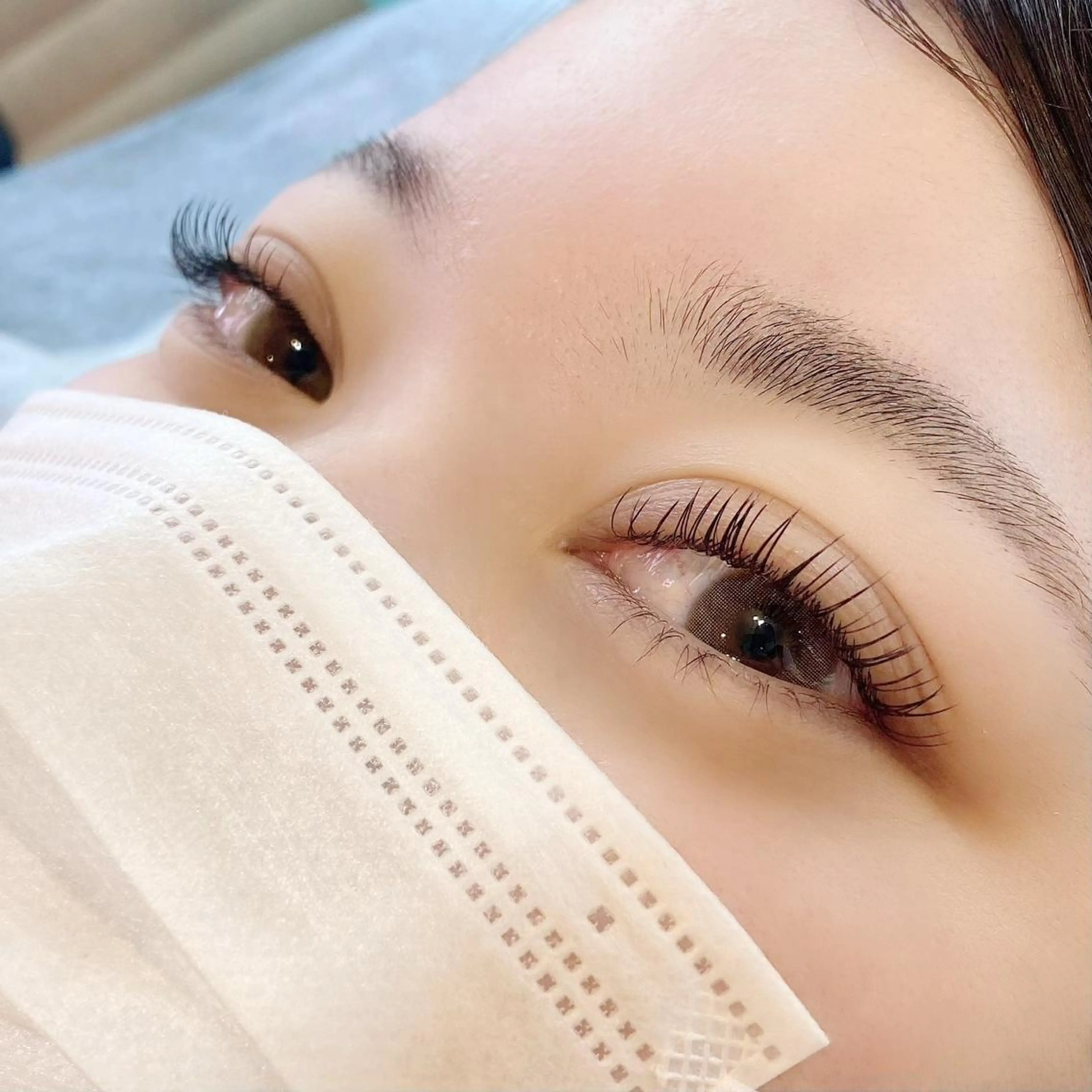 マツエク・マツパ CCカール Cカール フラットラッシュ 一重×まつ毛パーマ マツエク francesca eyelash所属・中島 顕子のマツエク・マツパデザイン