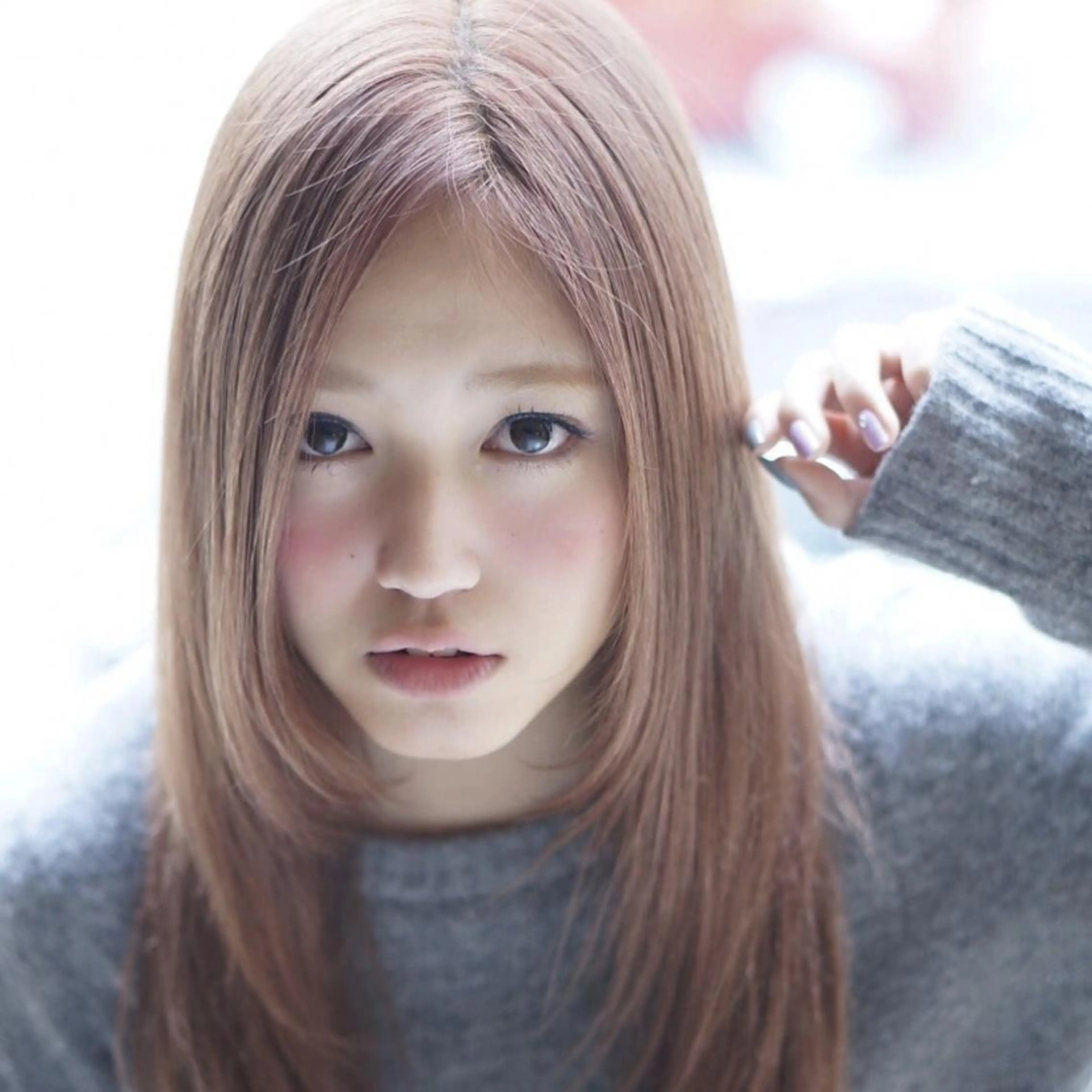 ロング カラー ダブルカラー 井坂 和博のヘアスタイル