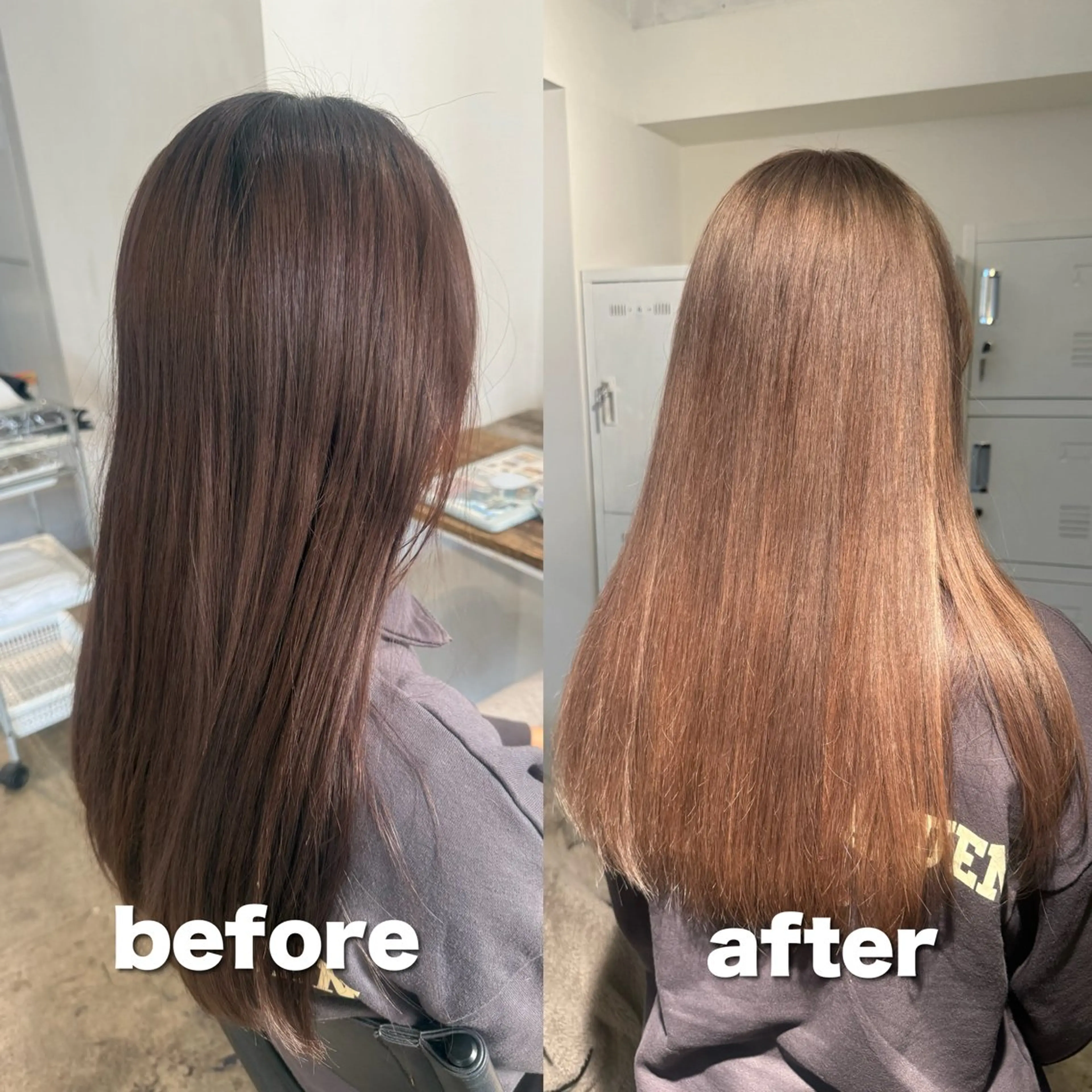 ロング カラー ヘアカラー トリートメント 🫧ブリーチモデル/ 透明感カラー /みきのヘアスタイル