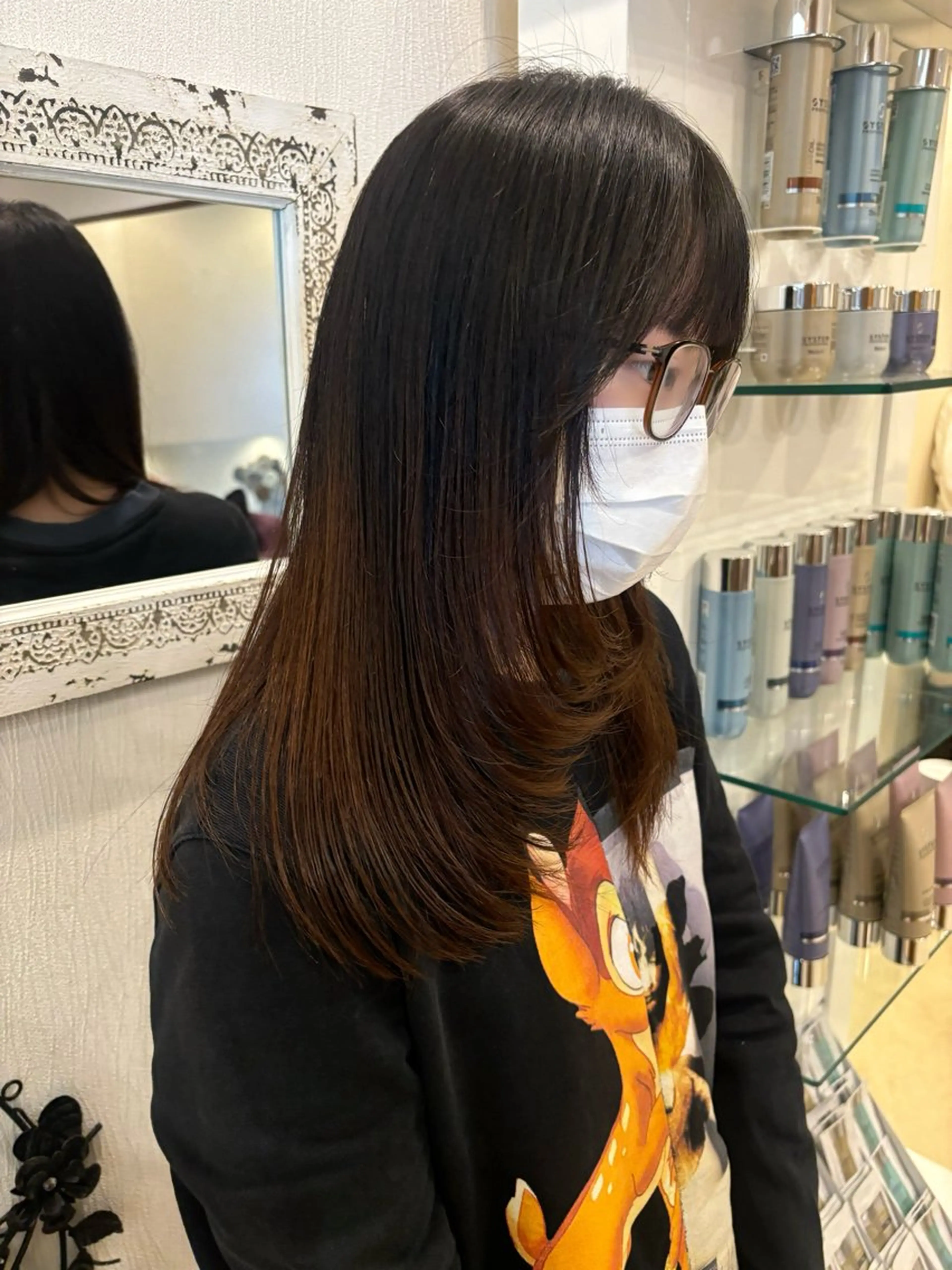 ロング カット レイヤーカット/艶髪 /パーマaikoのヘアスタイル