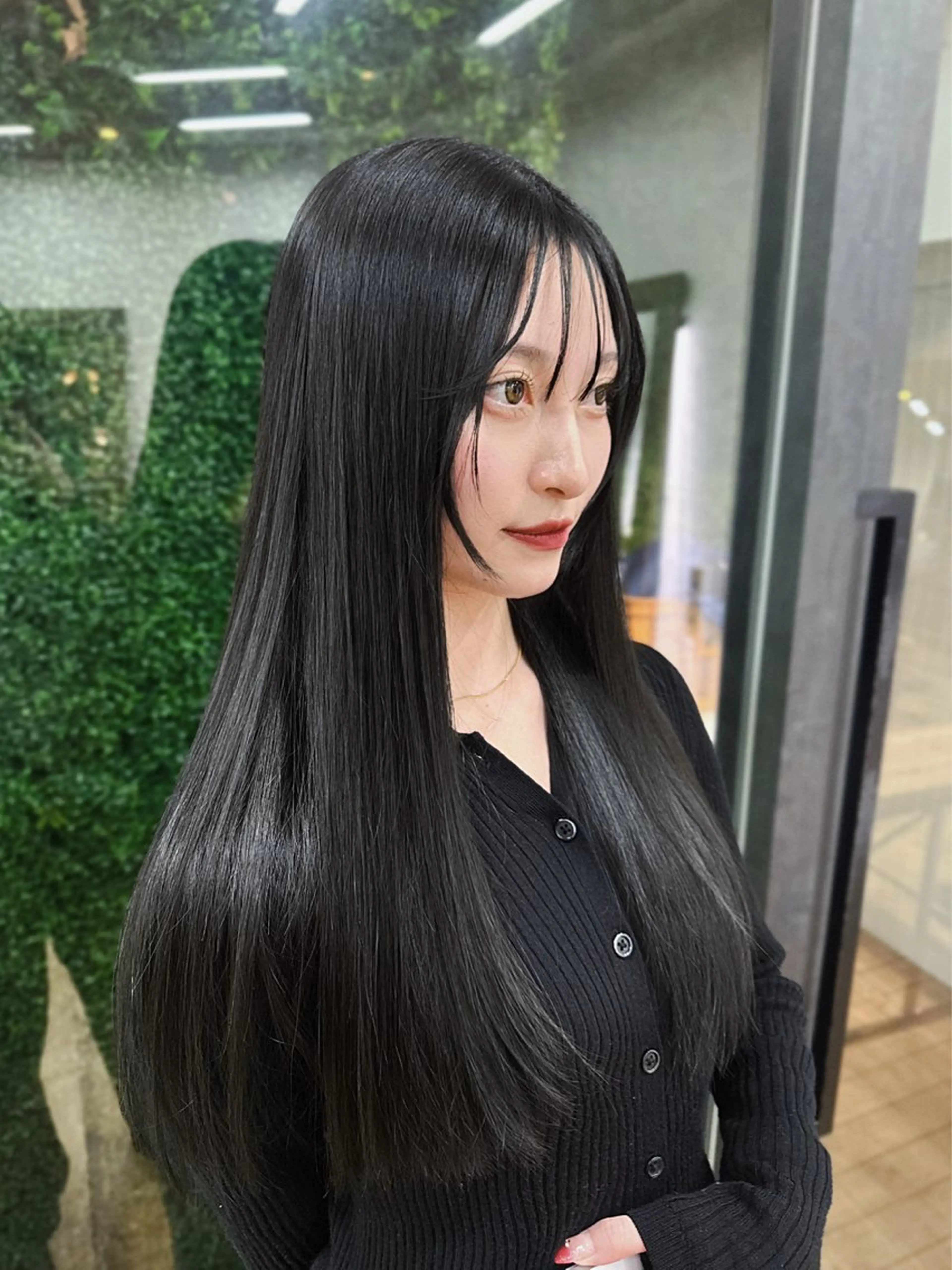 ロング カラー カット ヘアカラー Pocket仙台 💚モエリのヘアスタイル