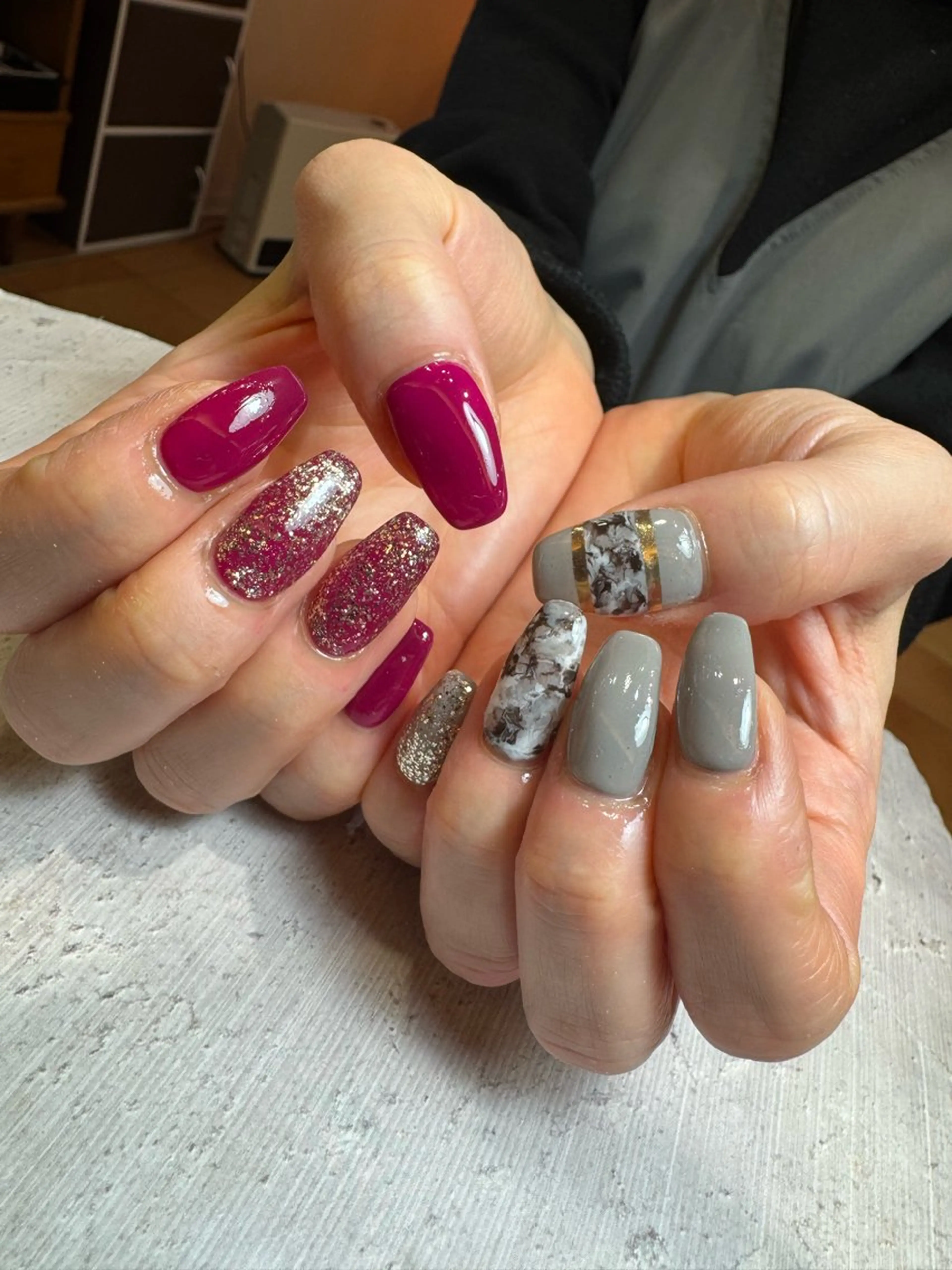 ネイル ハンドネイル nail&eyelash mate所属・京都/東向日/桂 ayumiのネイルデザイン