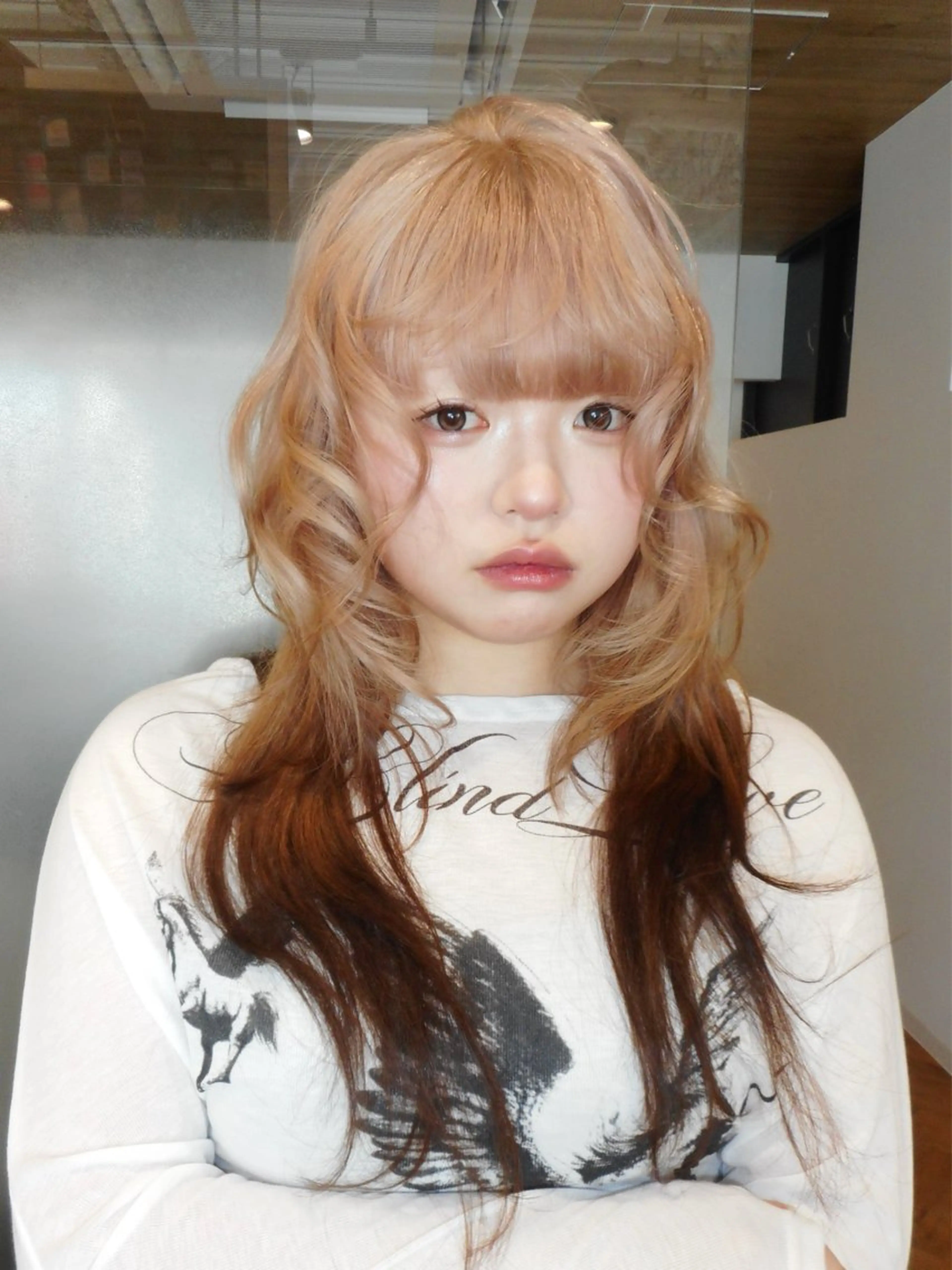 ロング カラー ブラウンカラー ヘアカラー マイ /暖色カラーのヘアスタイル