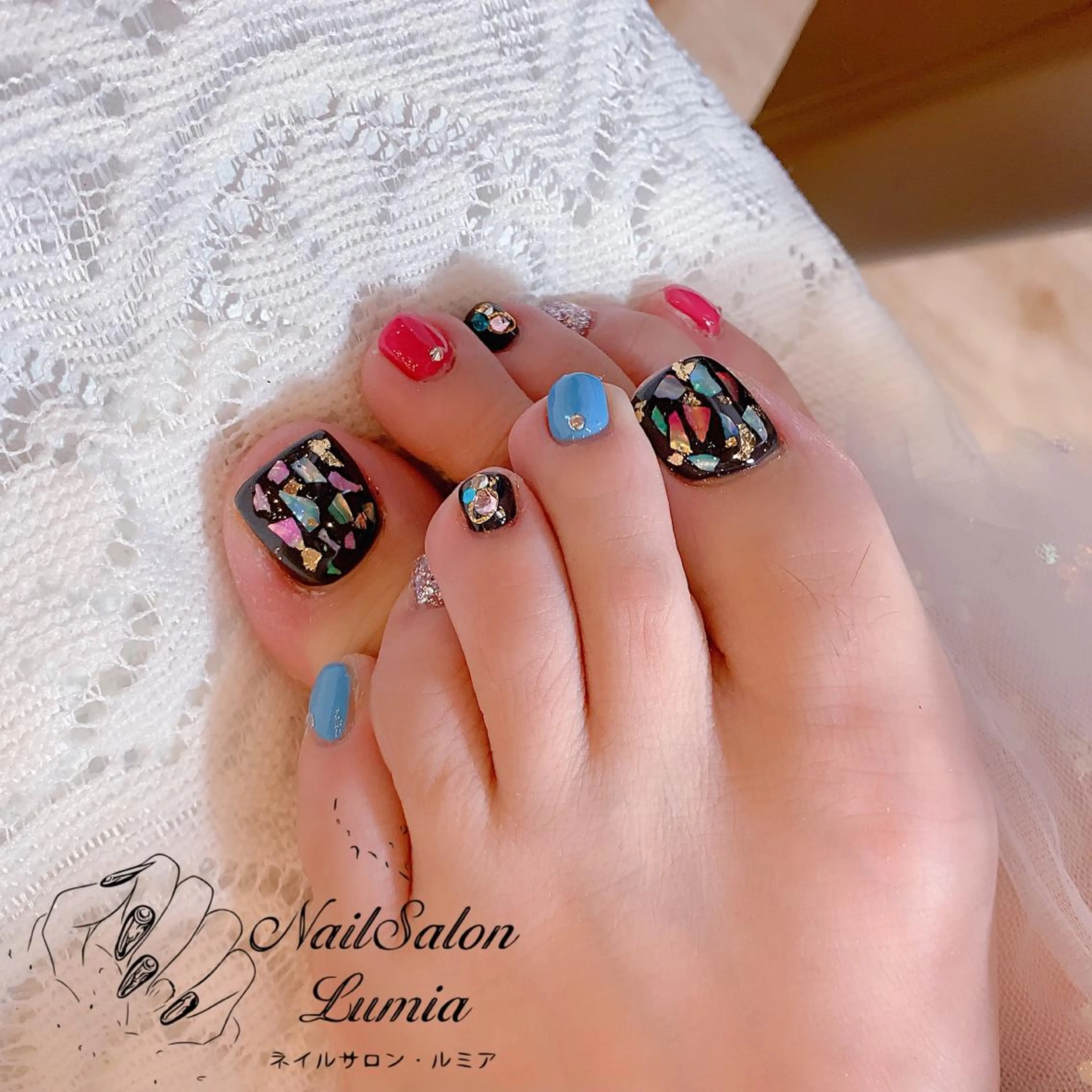 ネイル フットネイル ネイルサロン ルミア Lumia 店長のネイルデザイン
