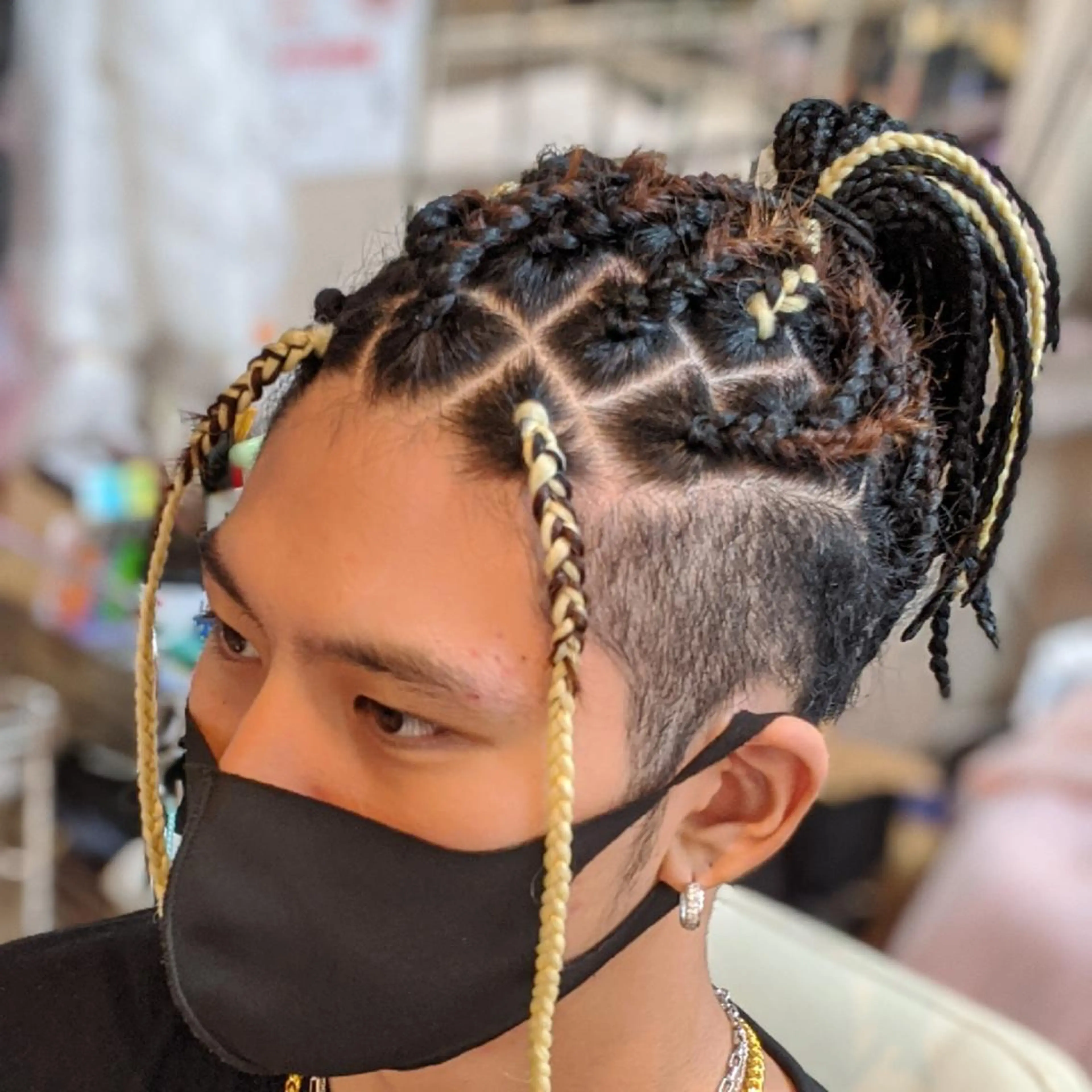 メンズ ツーブロック エクステ scamp ★のヘアスタイル