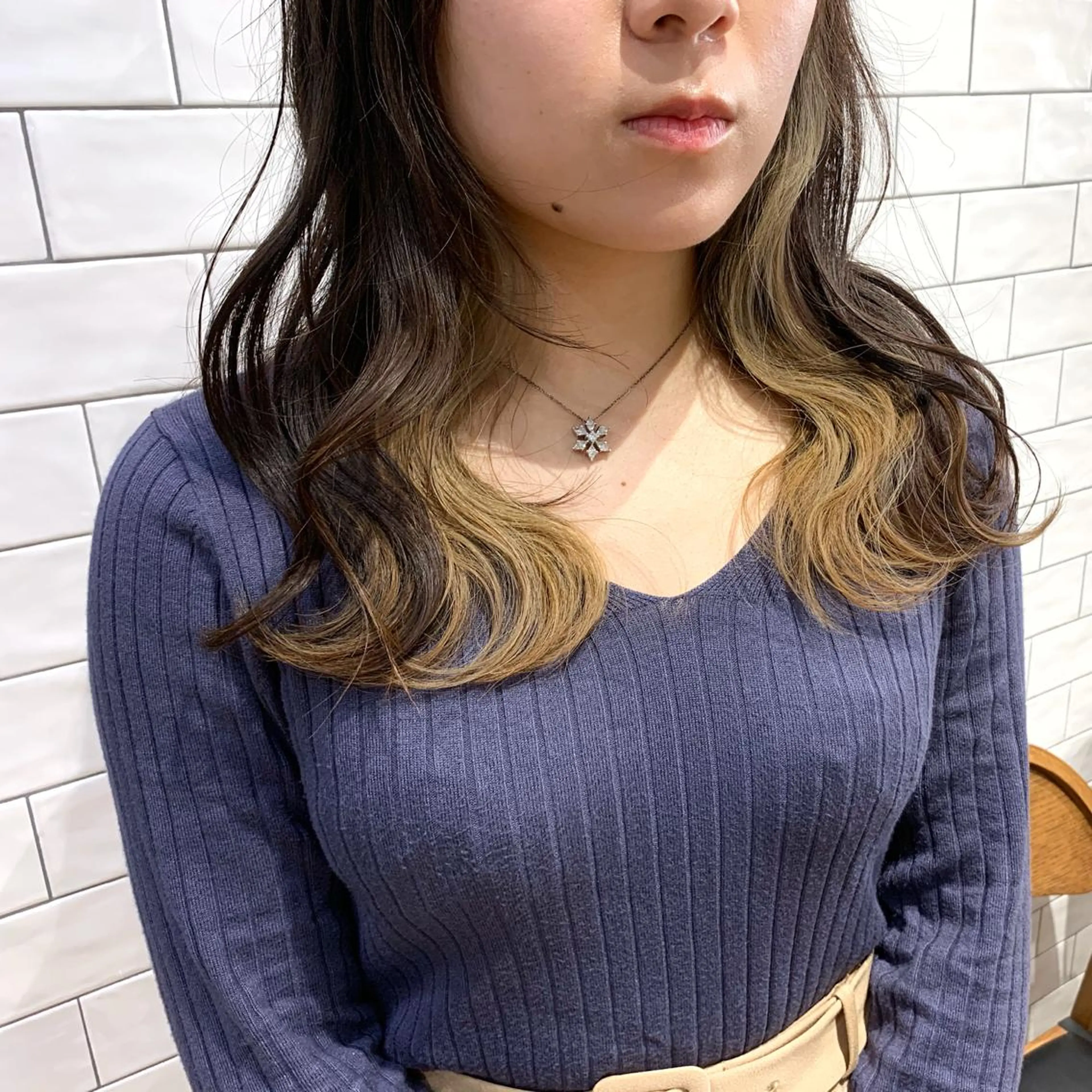 ロング カラー 原山 直人のヘアスタイル
