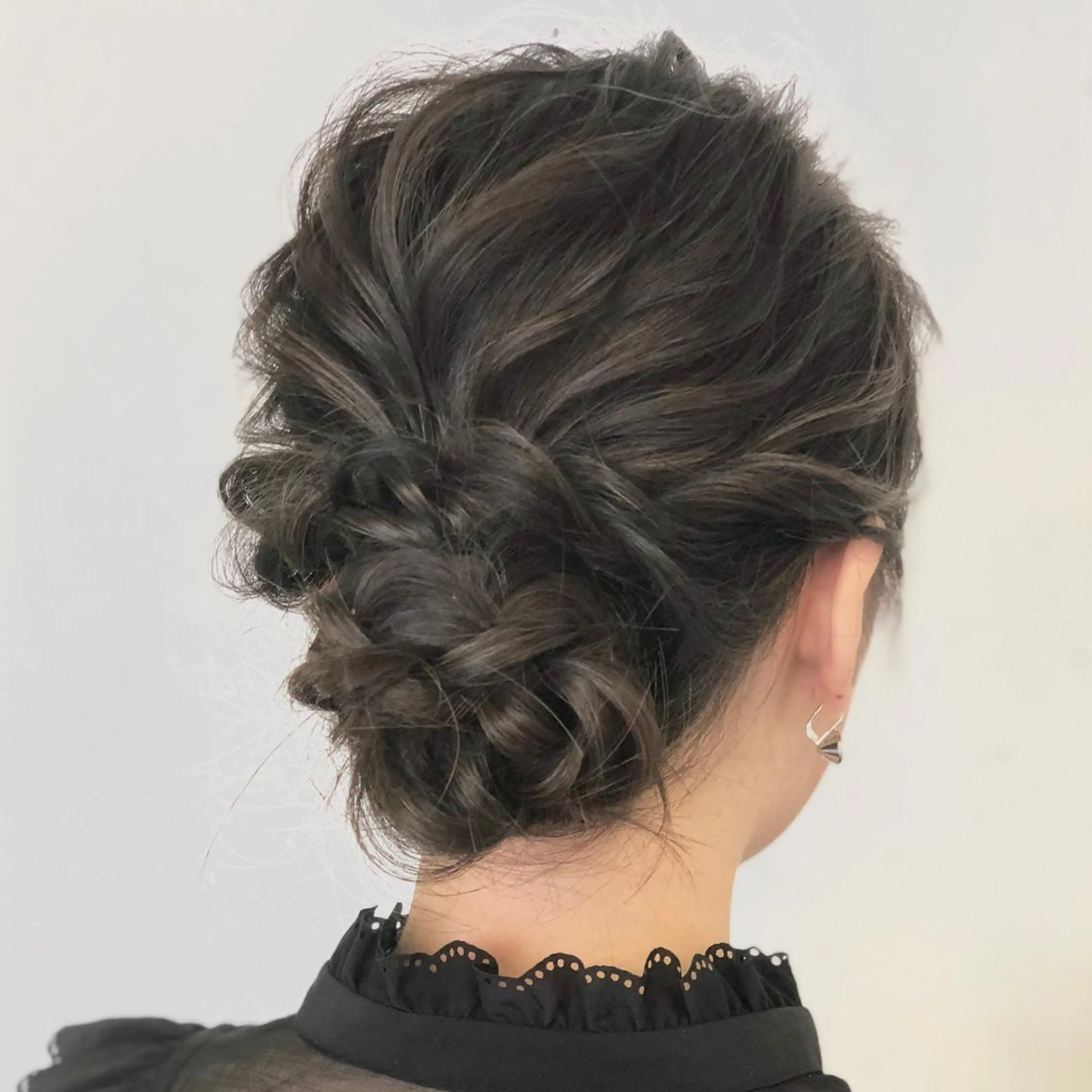 セミロング カラー ヘアアレンジ ヘアセット Bro所属・佐藤 輝幸のヘアスタイル