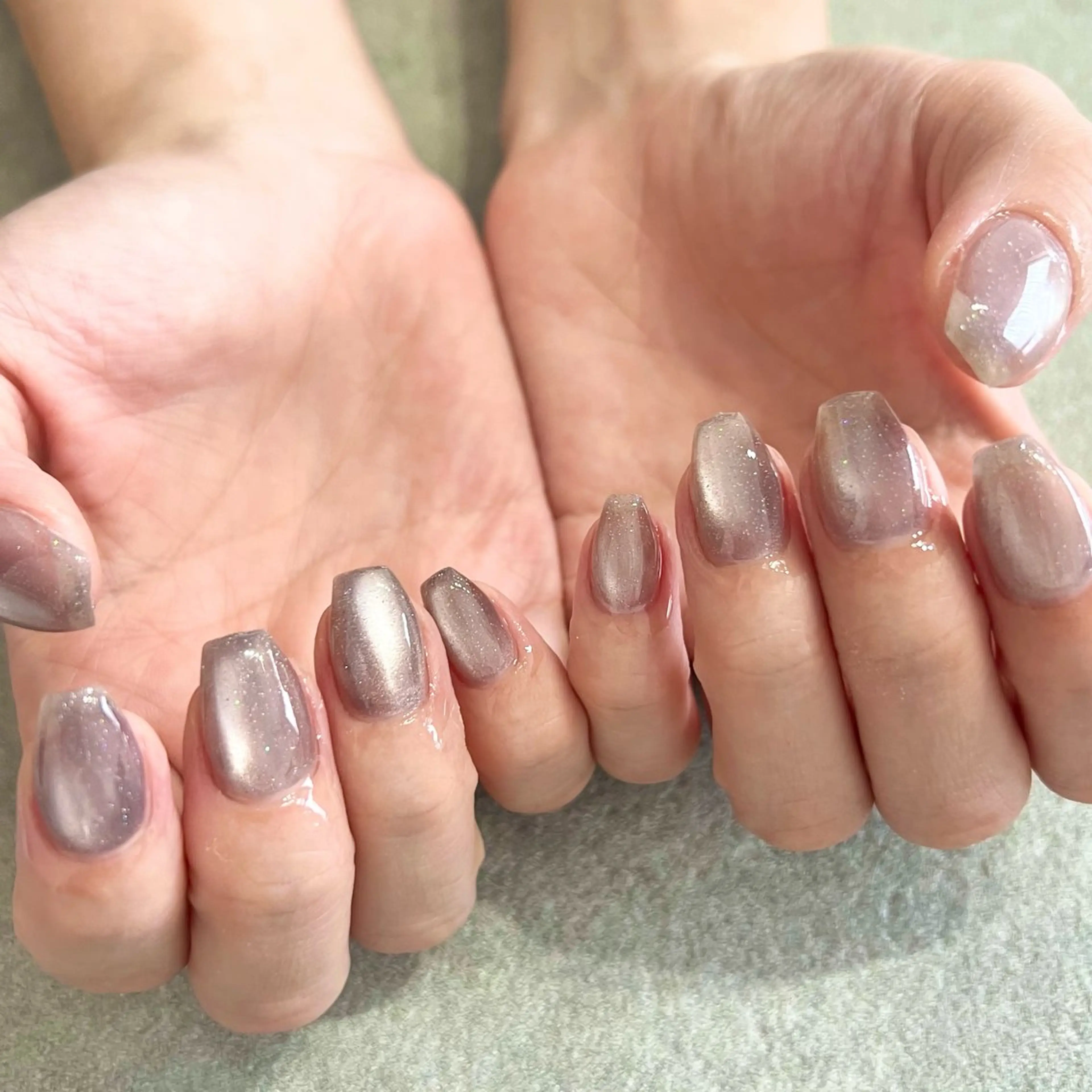 (オフなし)マグネットネイルの写真