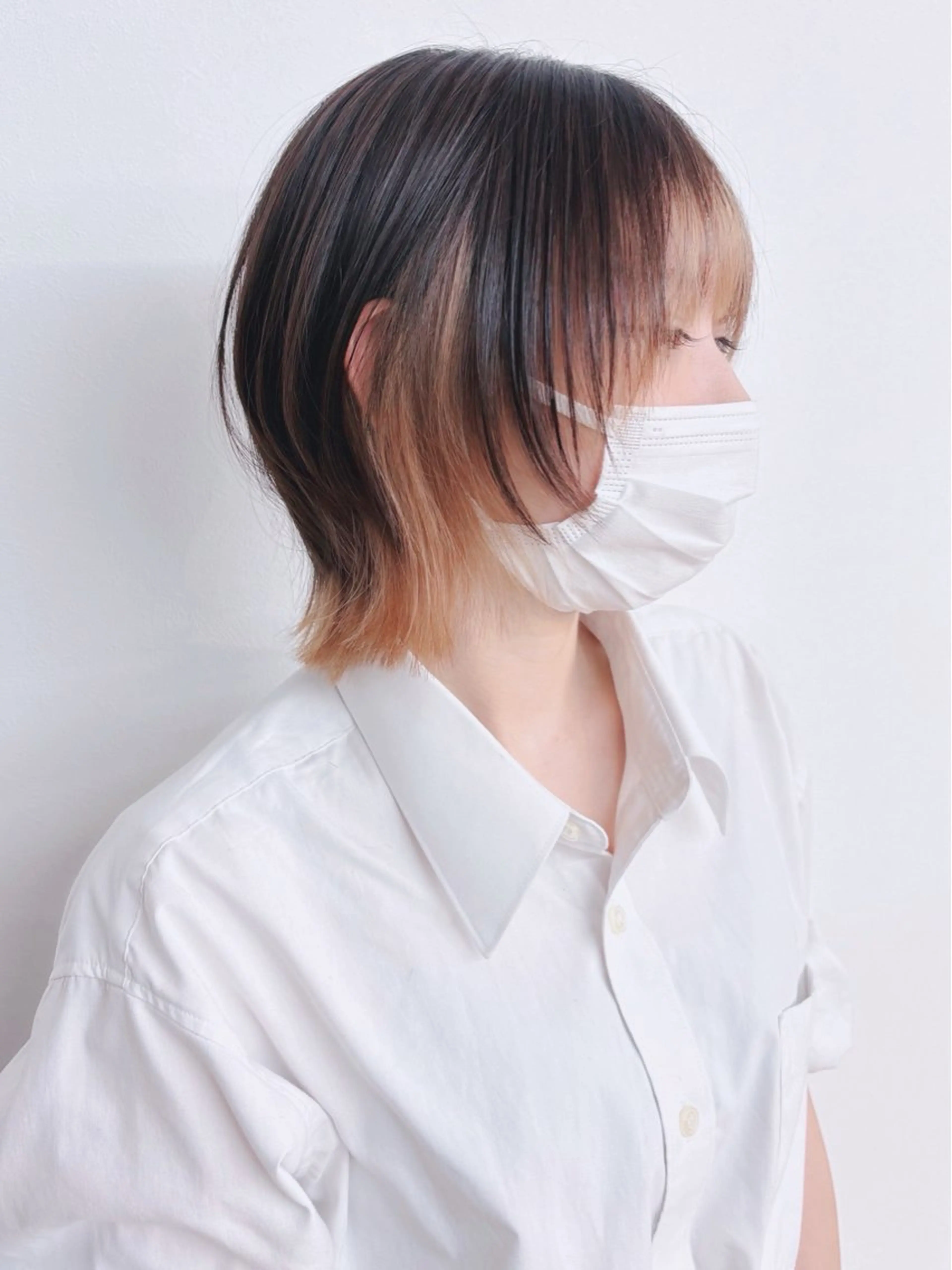 ショート ショートヘア ウルフカット カット ウルフ／レイヤー 🐺🌀寺門和紗のヘアスタイル