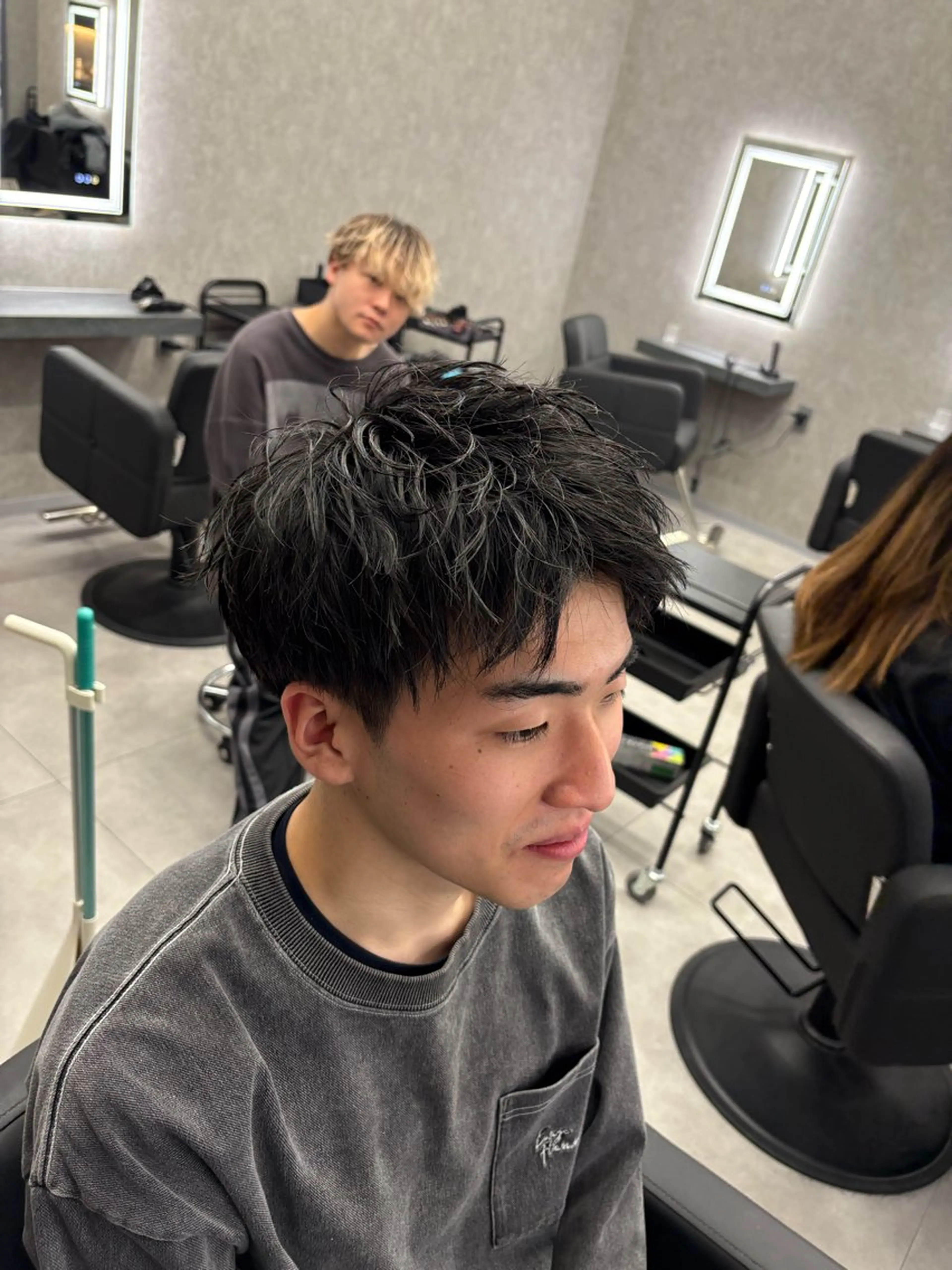 メンズ メンズパーマ 西川 優太のヘアスタイル