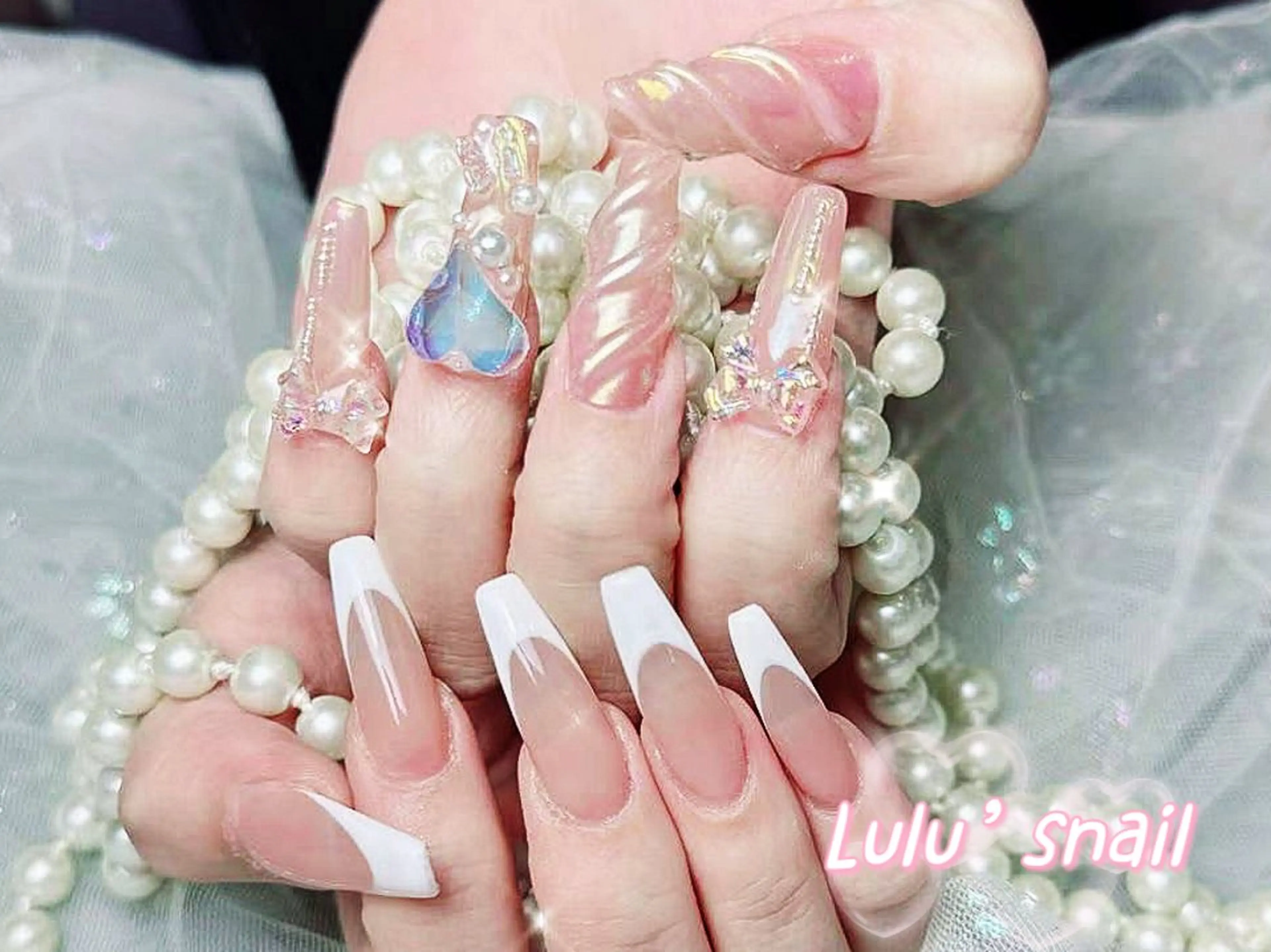 ネイル 長さ出し 持ち込み ネイルチップ Zz nail salonのネイルデザイン