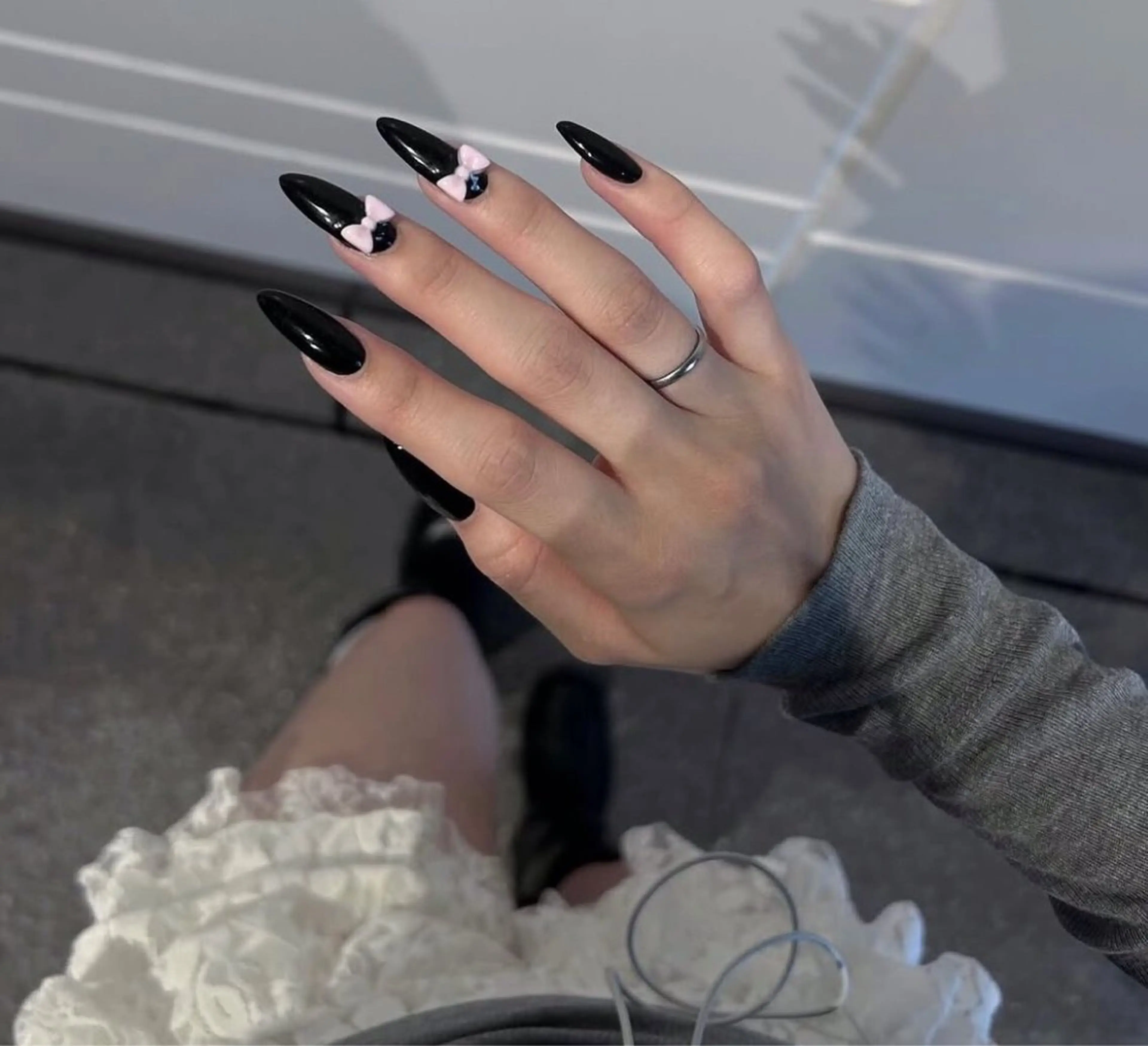 ネイル 長さ出し グラデーション キラキラネイル 韓国ネイル ラメ(グリッター) ハンドネイル ハンドケア Chisa Nail Studio所属・チ サのネイルデザイン