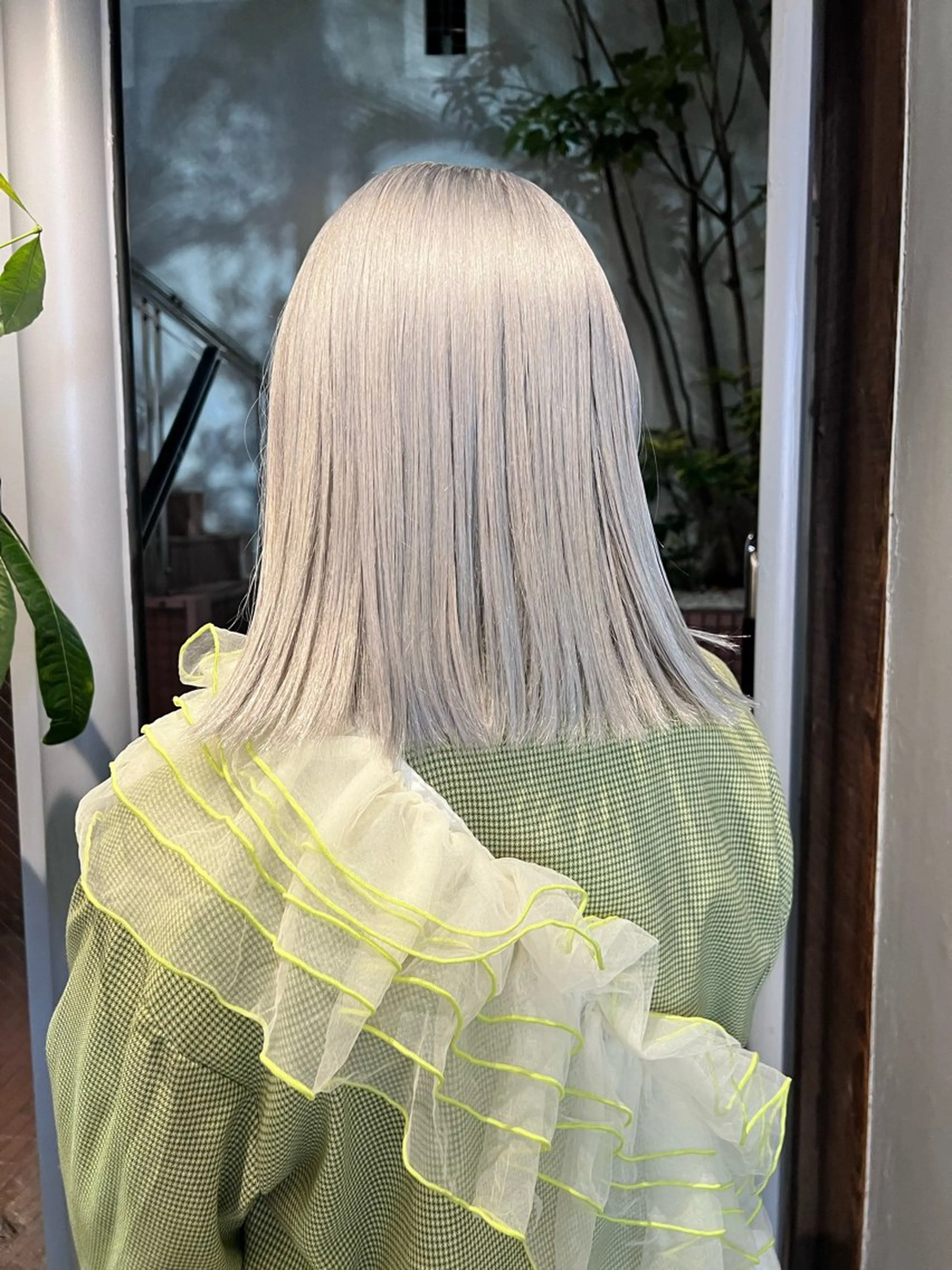 ミディアム カラー カット ヘアカラー トリートメント haco＋所属・圧倒的デザイン力 店長🎨RENAのヘアスタイル