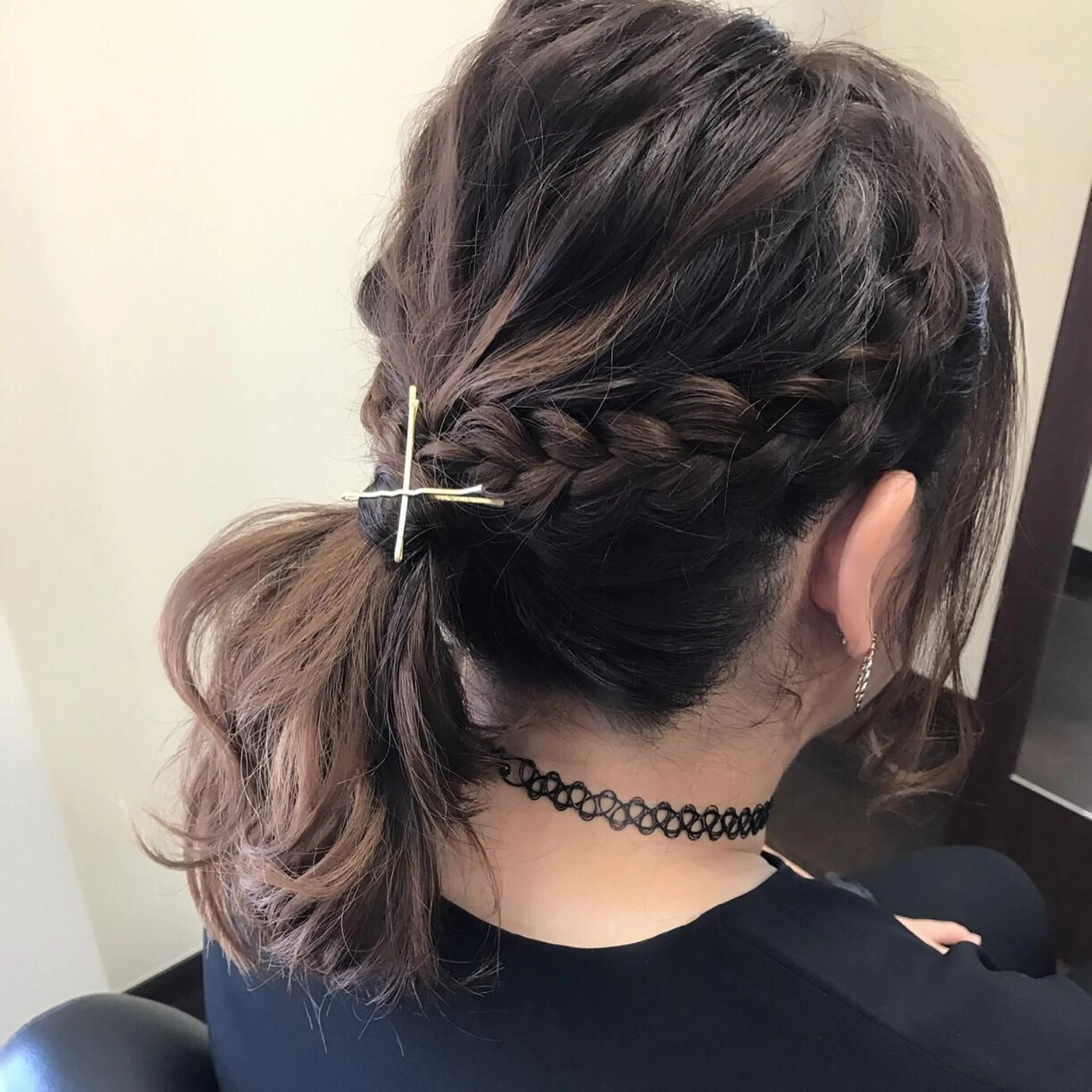 ミディアム セミロング ヘアアレンジ 沢田 瞳のヘアスタイル