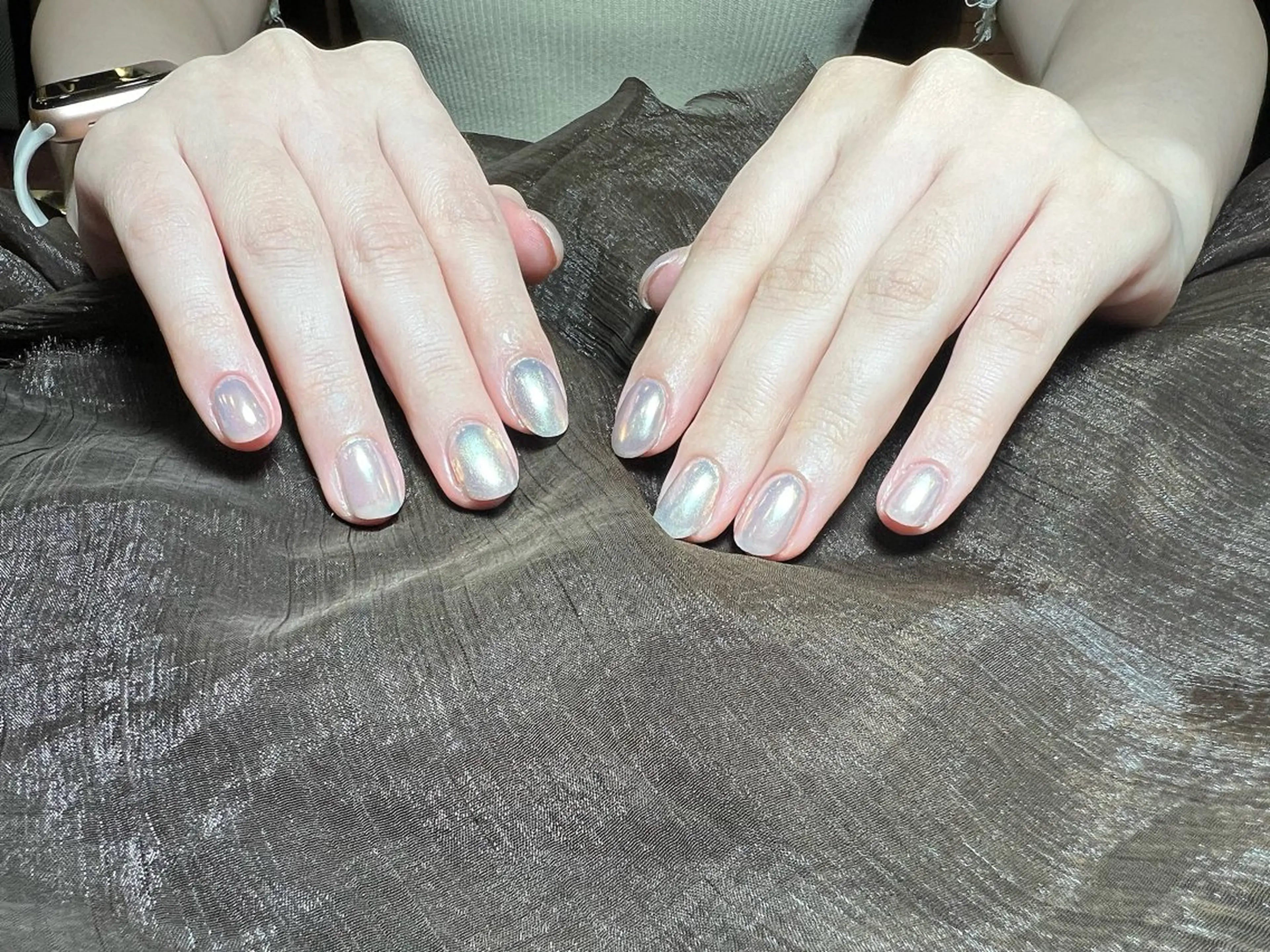 ネイル ミラーネイル mo moのネイルデザイン