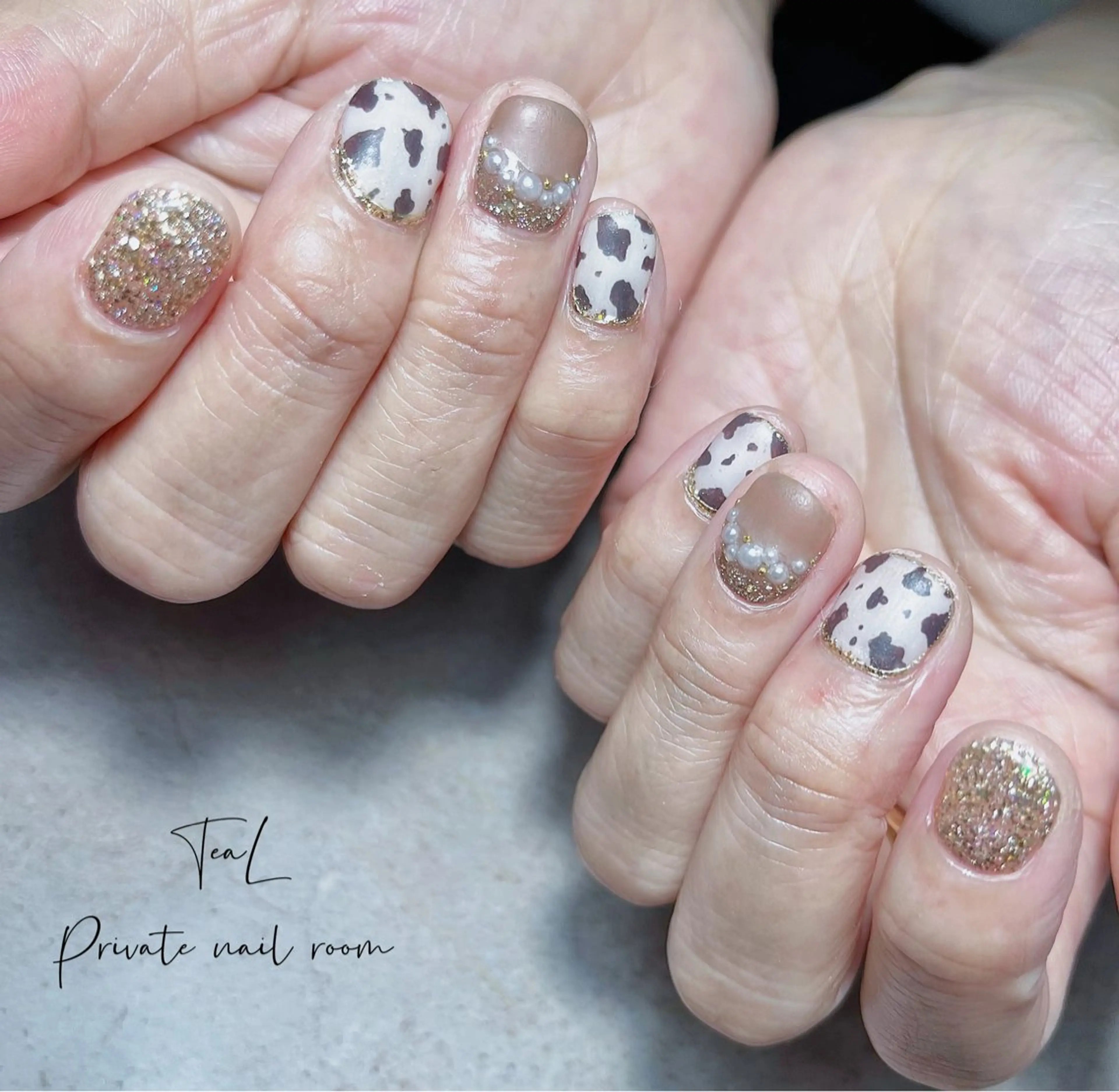 ネイル ハンドネイル TeaL nailのネイルデザイン