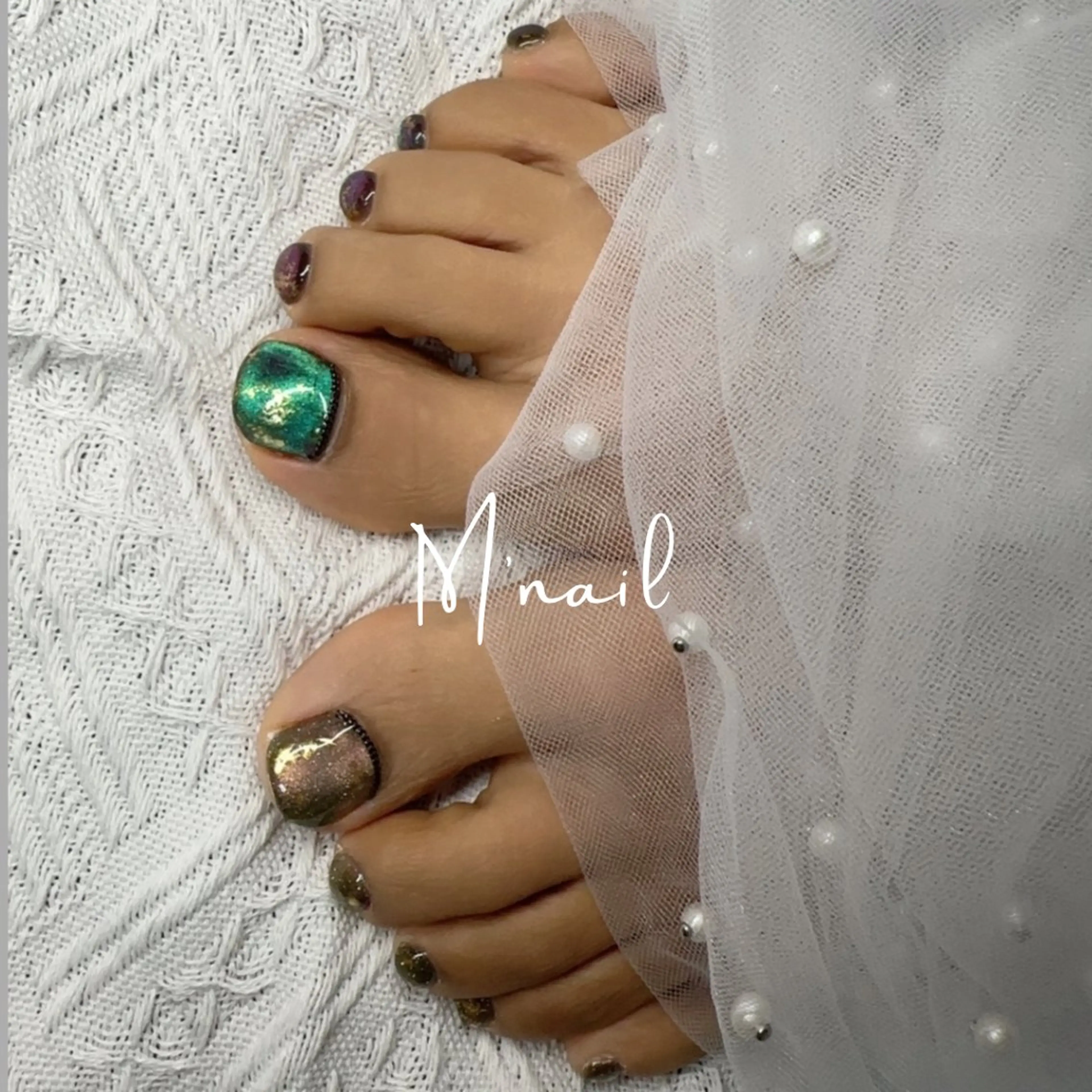 ネイル フットネイル M' nailのネイルデザイン