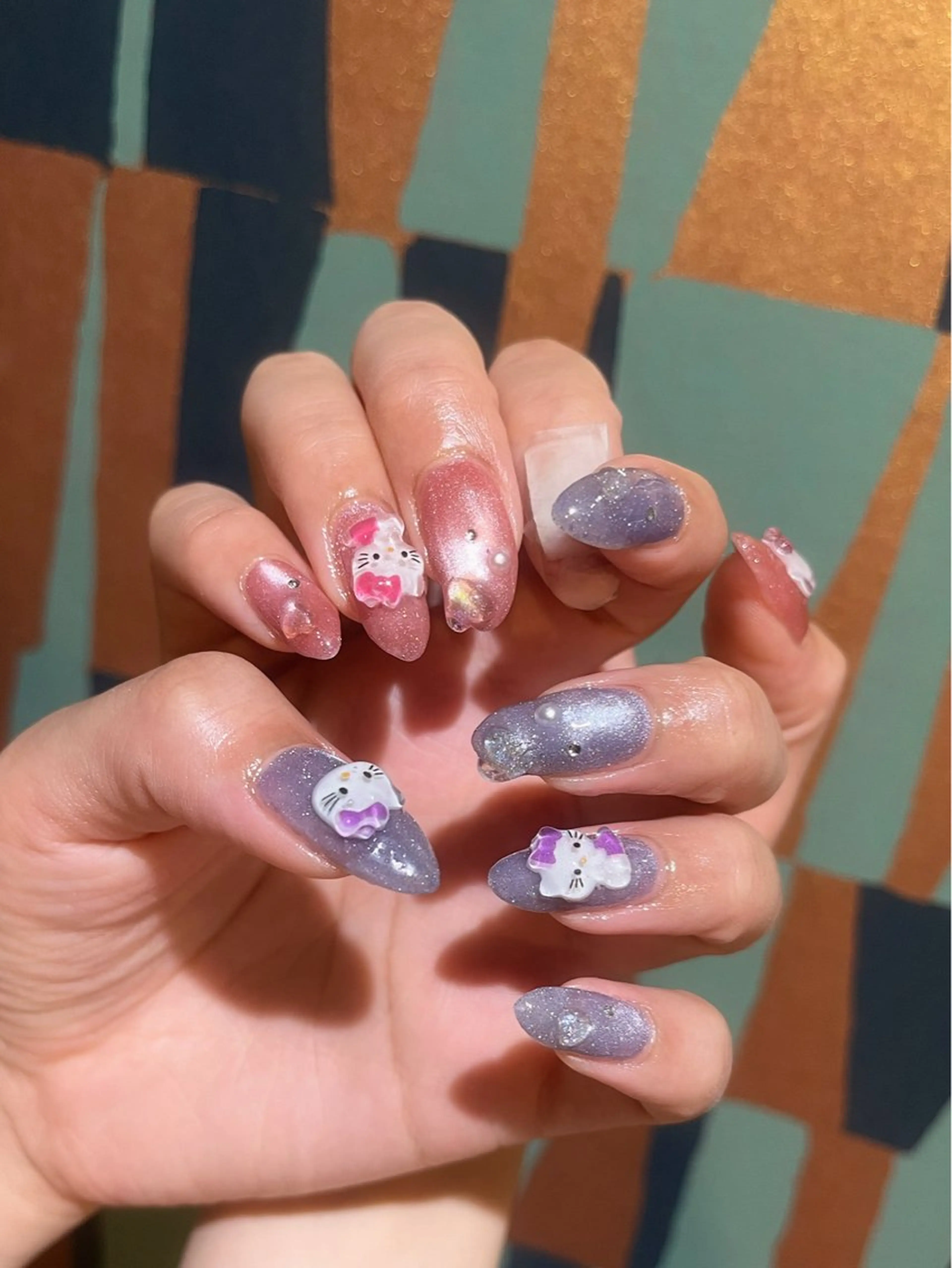 ネイル フラッシュネイル フラッシュマグ ハンドネイル ネイルハウス✴︎ふたご座所属・ネイルハウスふたご座 Natsumiのネイルデザイン