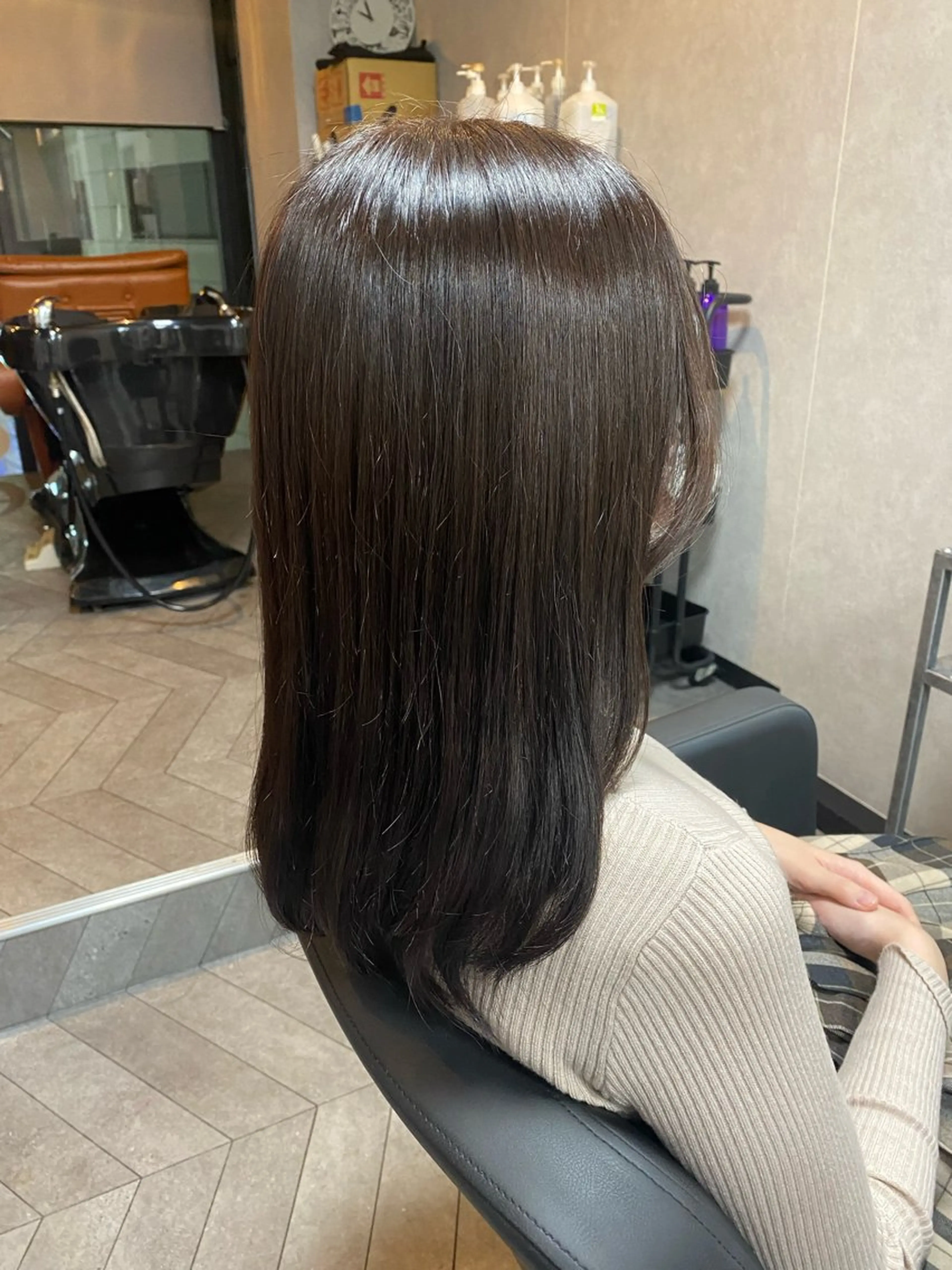 ロング 縮毛矯正 うる艶髪 🌸RYO🌸のヘアスタイル