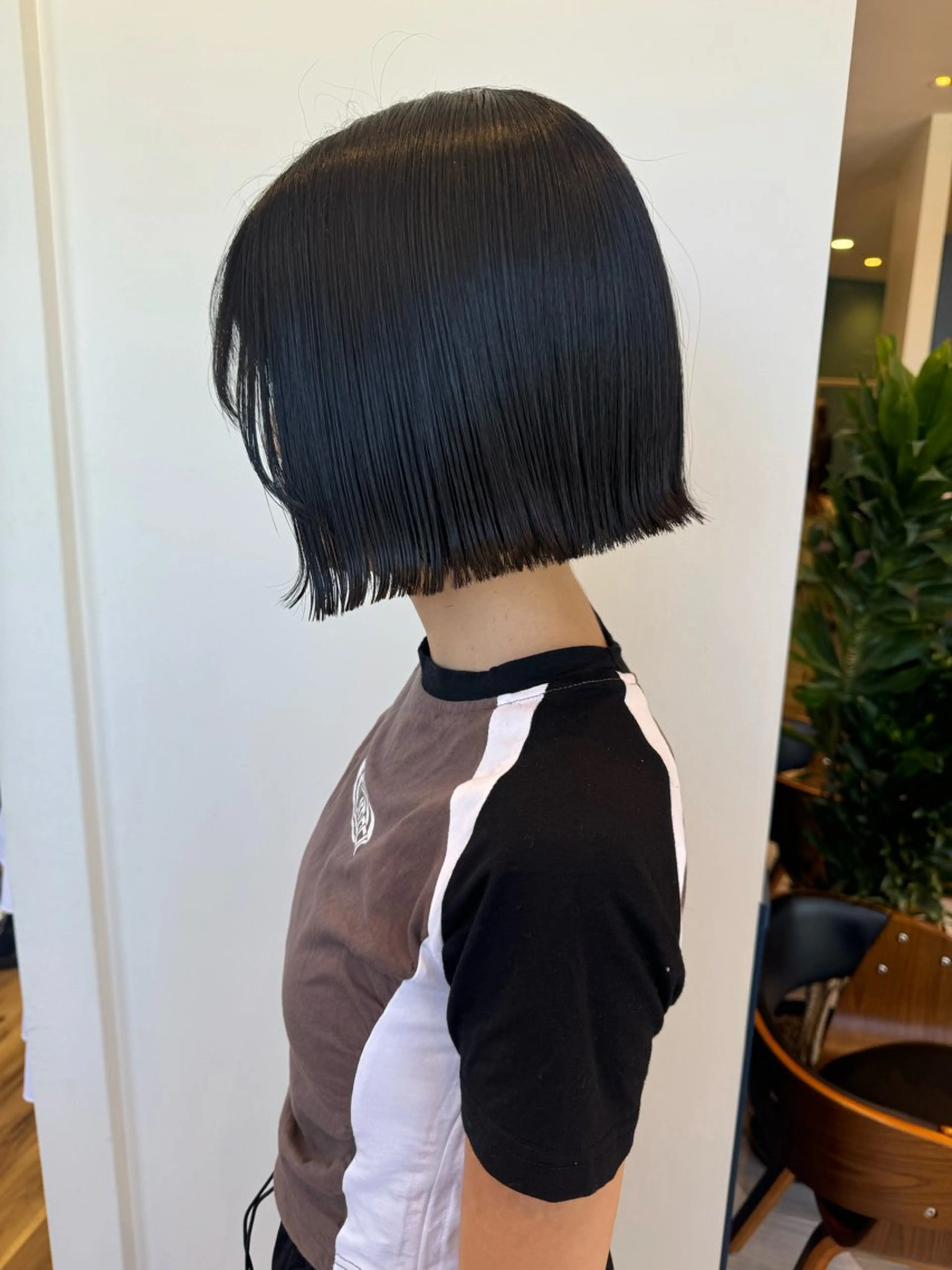 ミディアム ボブ 外ハネヘア 縮毛矯正 lag by  シゲルカットクラブ　神田久志本店所属・清原 佳乃のヘアスタイル