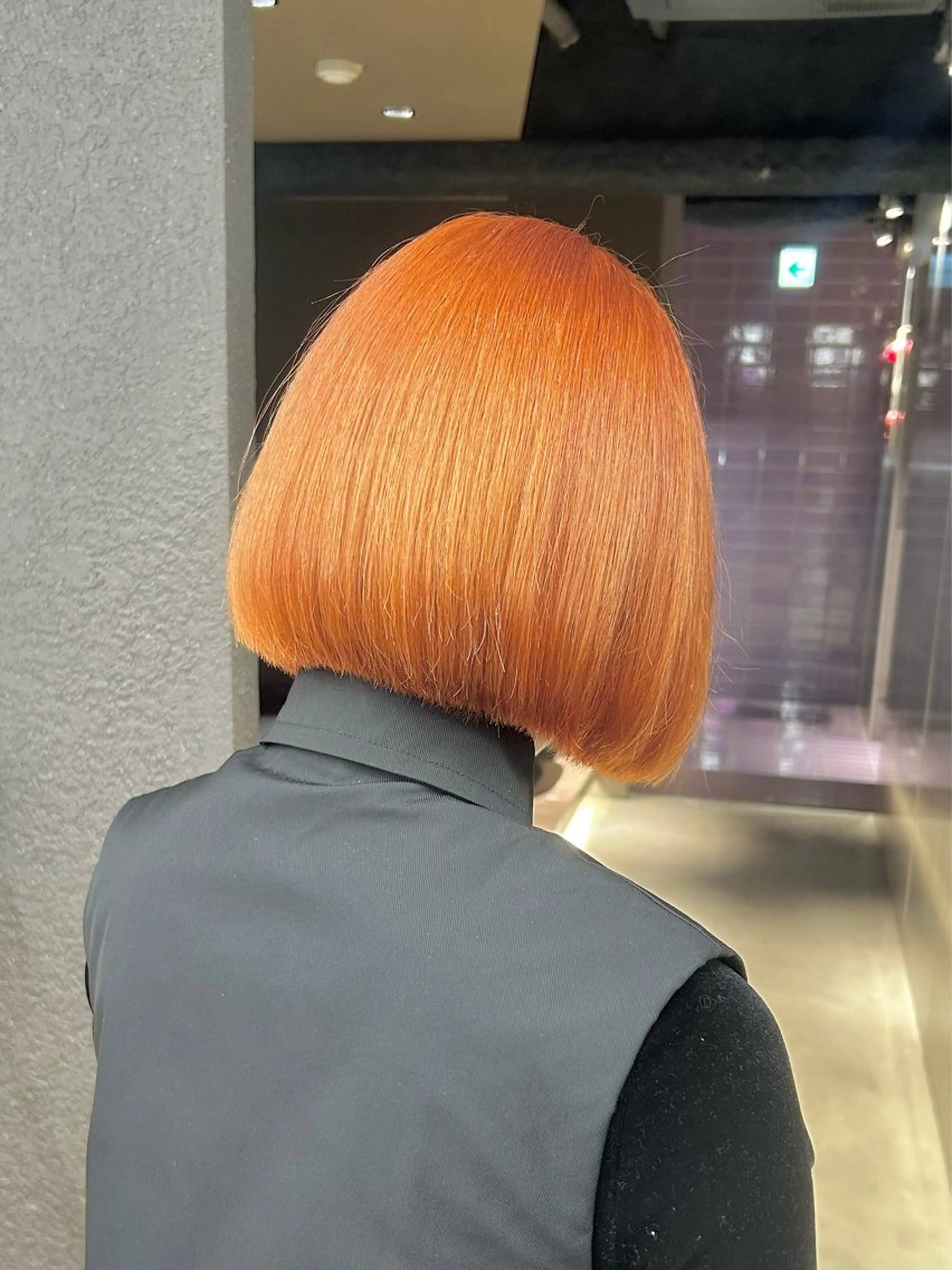 ミディアム カラー ブリーチ オレンジ ✅ケアブリーチ✅ トヨオカ ノブヒデのヘアスタイル