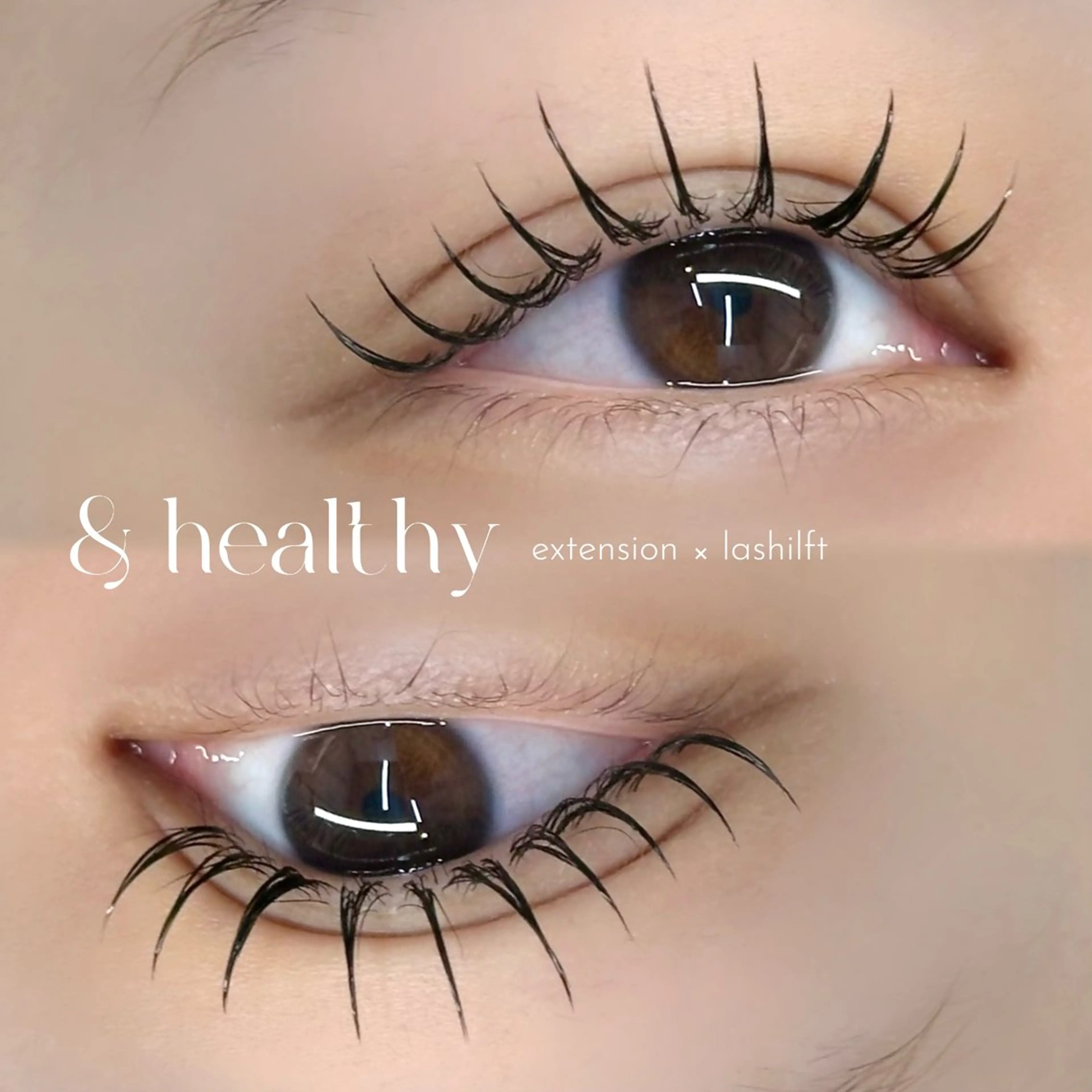 &Healthy (フラットラッシュ100本+パーマ)🫧マツエクオフ+550円の写真