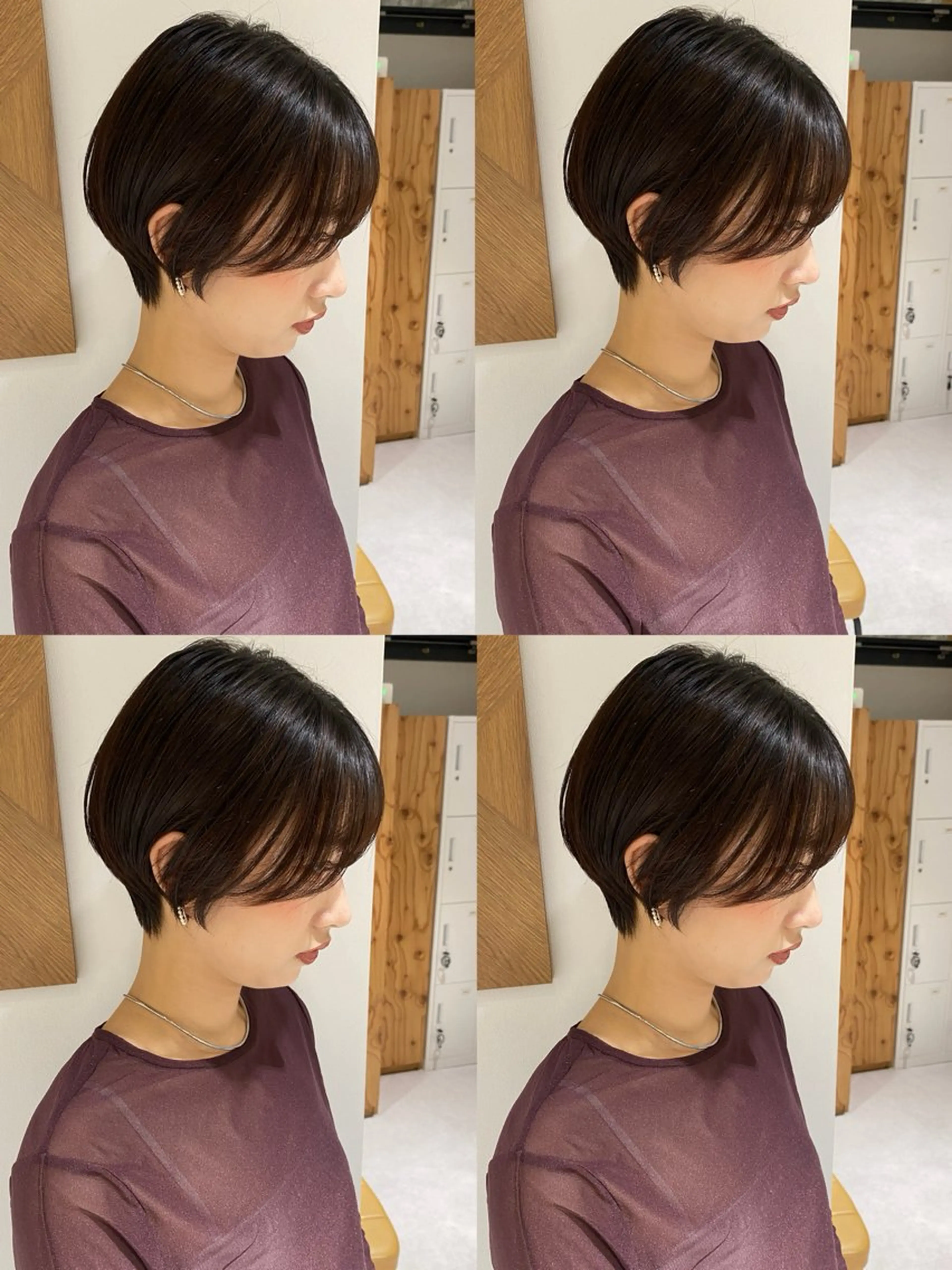 ショート パーマ ショートヘア 小顔カット 縮毛矯正 カット 縮毛矯正 fier umeda所属・fier_umeda 梨花 rifaのヘアスタイル