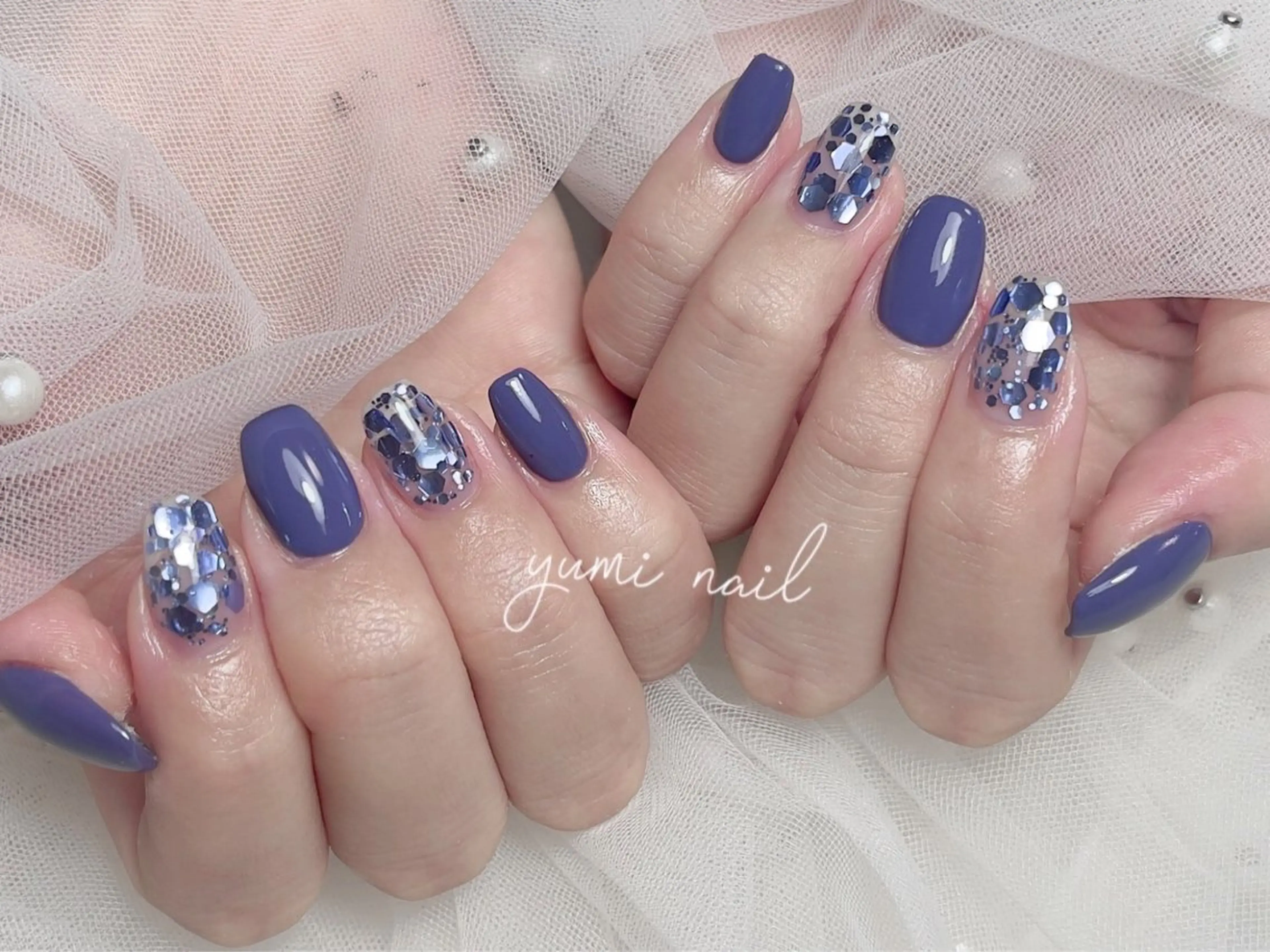 🎀HAND🎀ワンカラー/ラメグラデーション➕ホログラム4本6980➜5980の写真