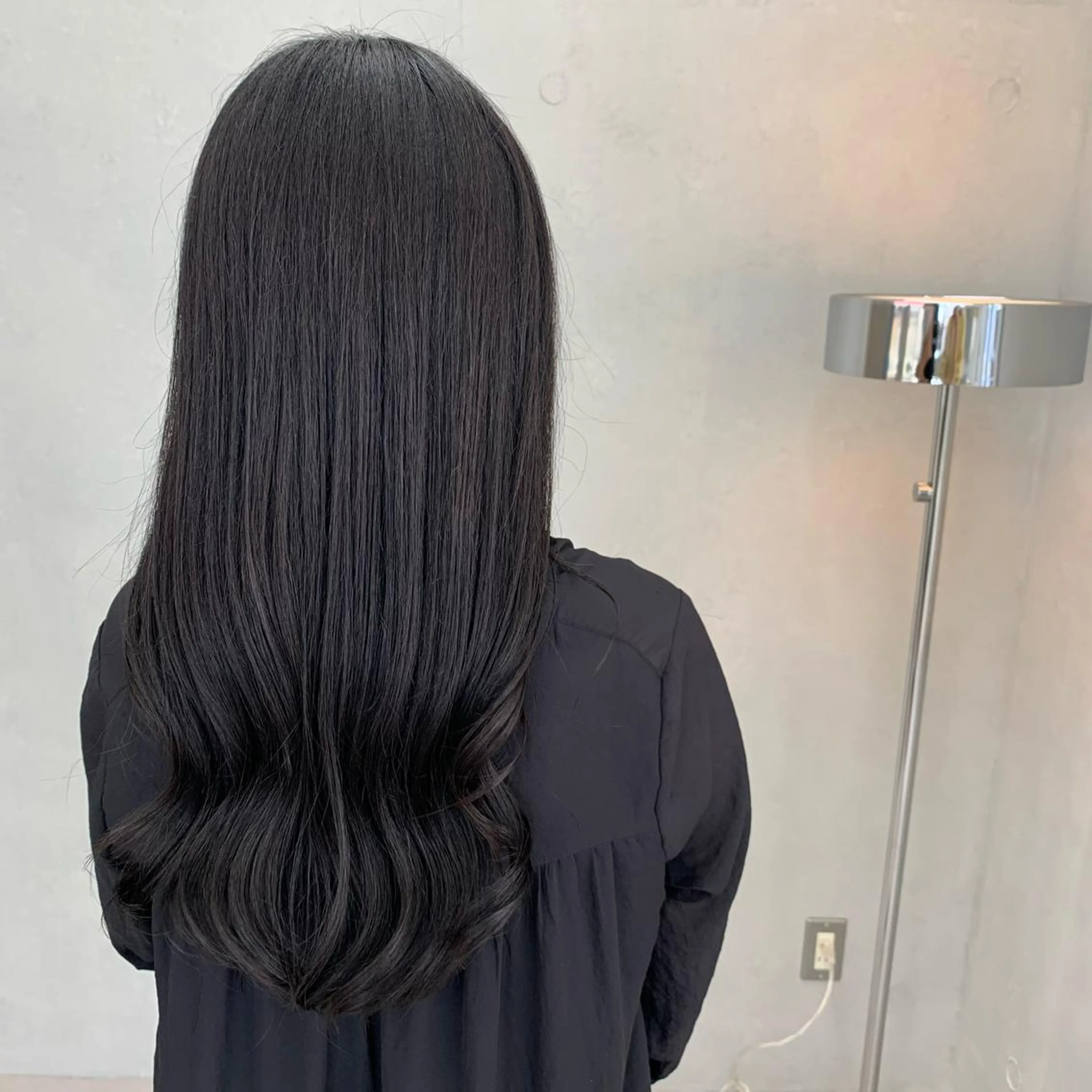 ロング カラー 韓国風ヘア 吉田 夢のヘアスタイル