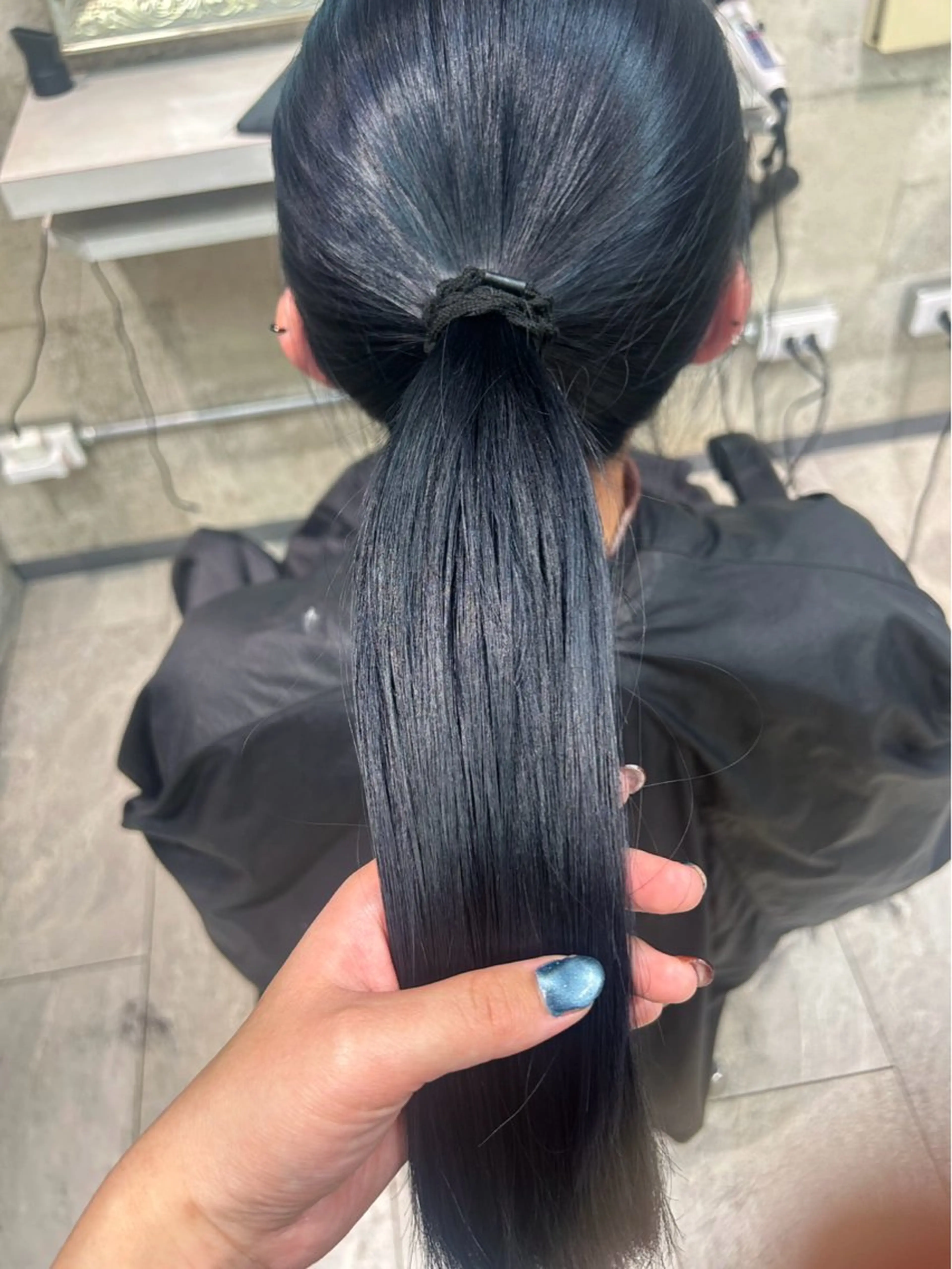 ロング カラー 平野 世菜のヘアスタイル