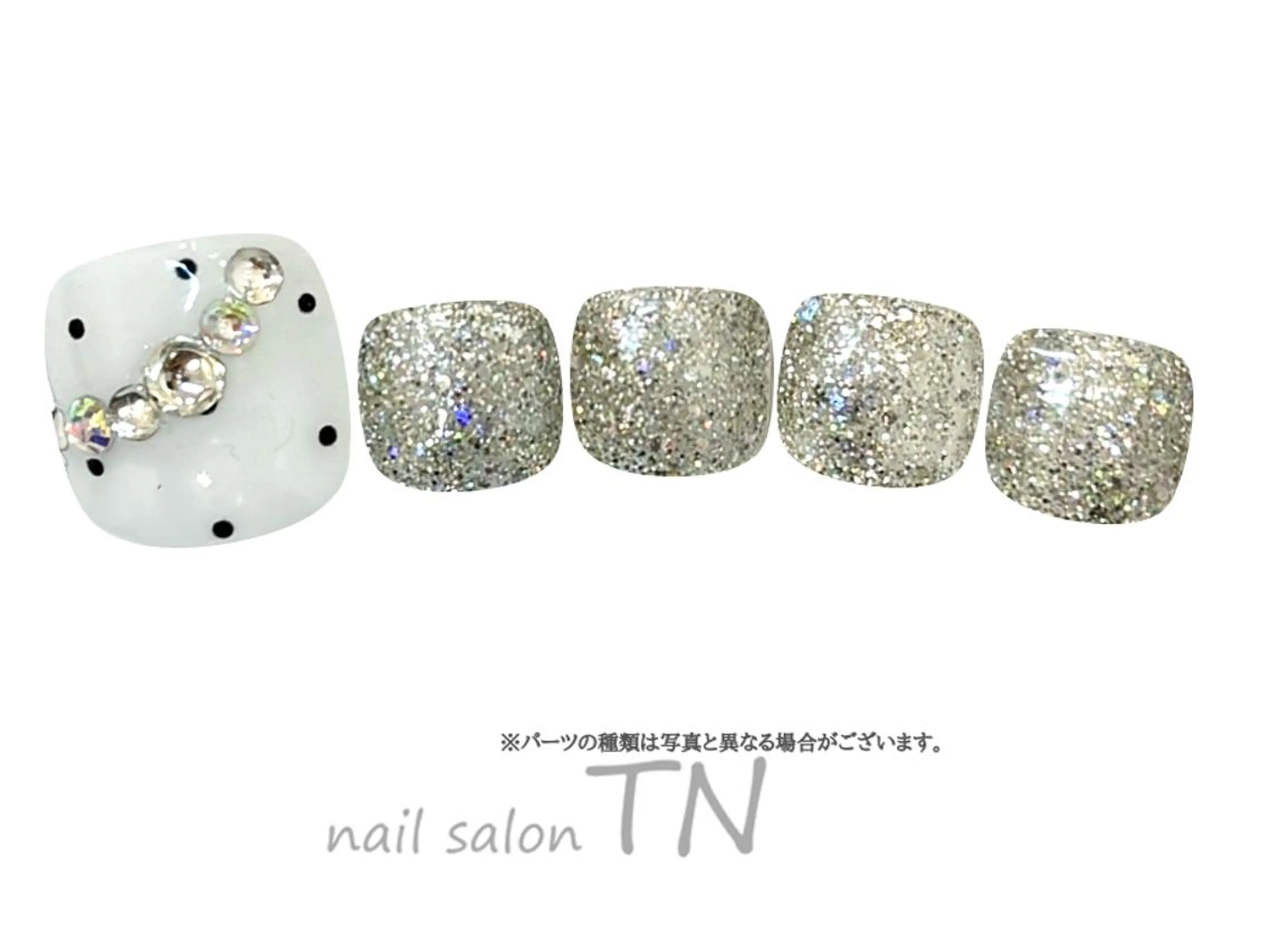 ネイル フットネイル 中島 実穂のネイルデザイン