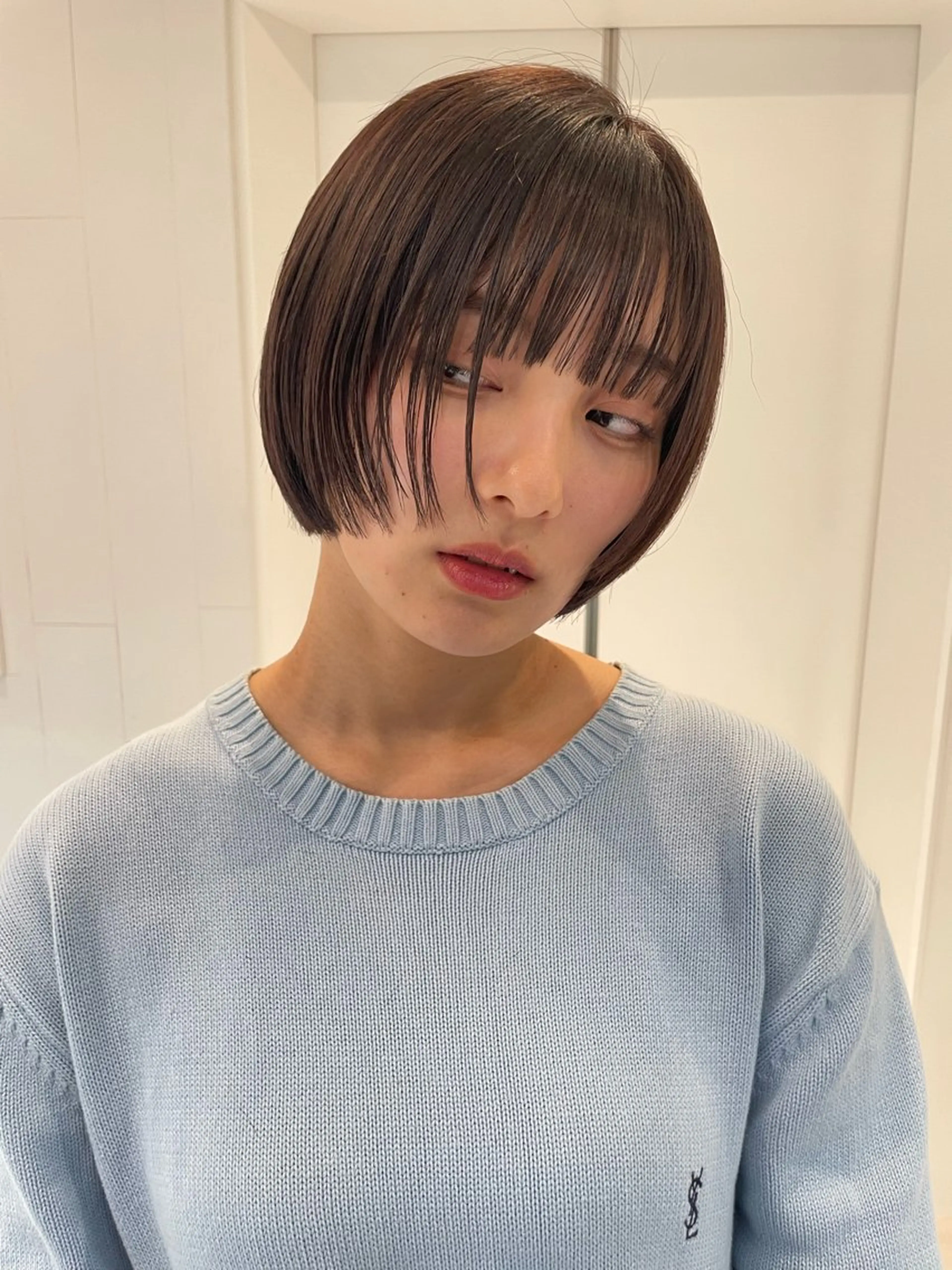 ショート カラー ボブ カット ヘアカラー トリートメント Kouta/似合わせ /パーマ/カラーのヘアスタイル