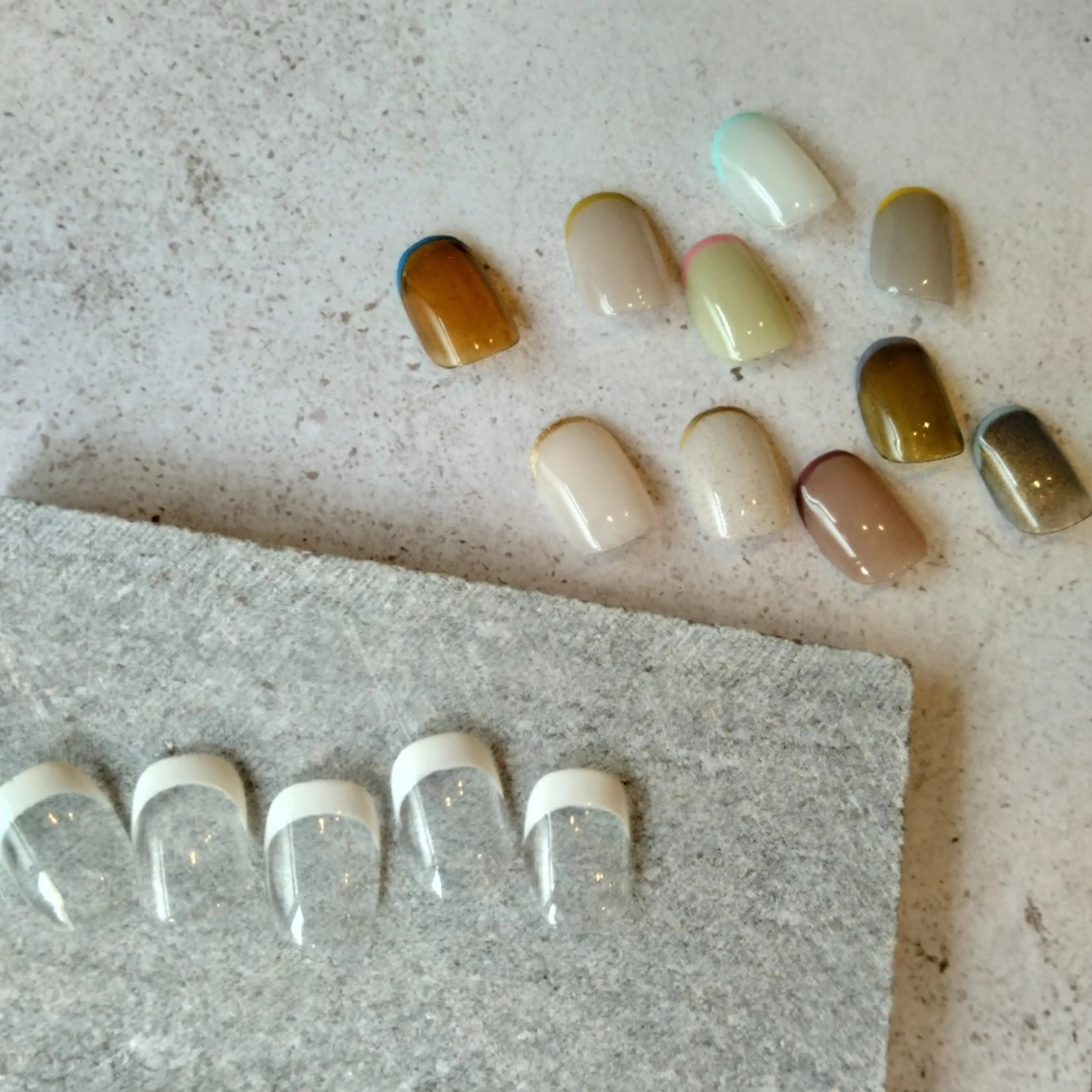 ハンドオフ込☆クリアフレンチネイル✨の写真