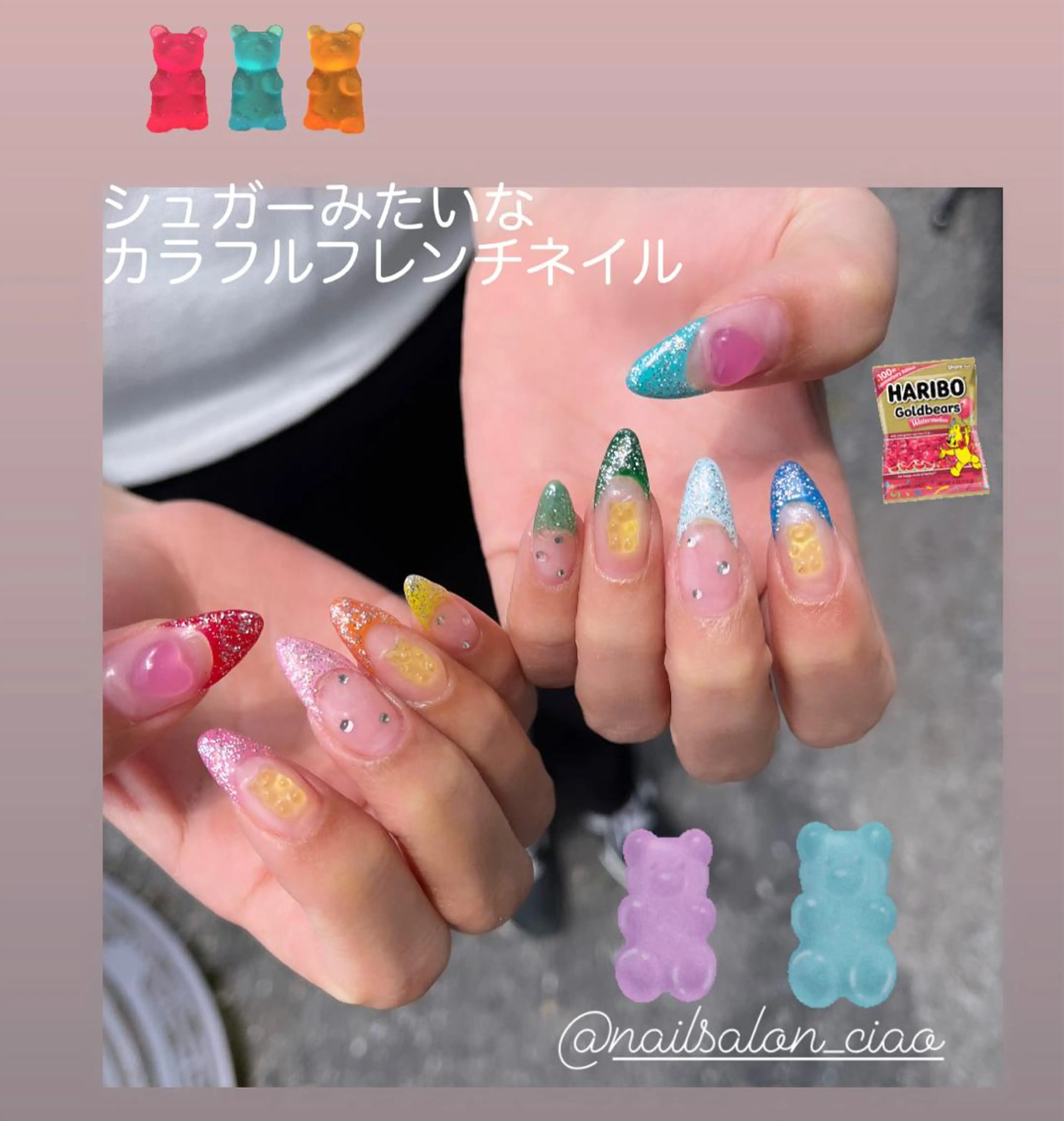 ネイル フレンチネイル #Amin所属・#Amin nail salonのネイルデザイン