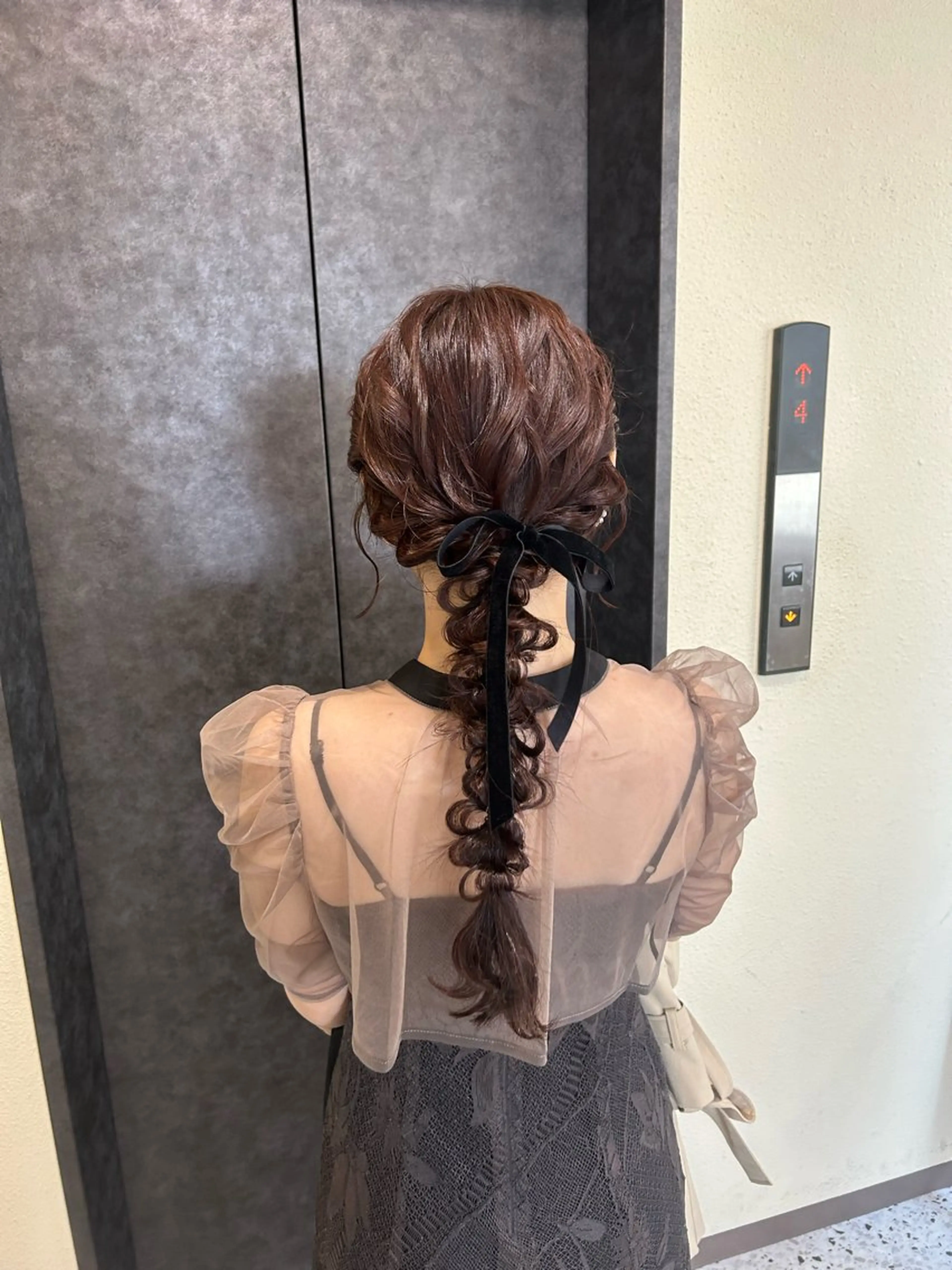 ロング ヘアセット Mila Hazukiのヘアスタイル