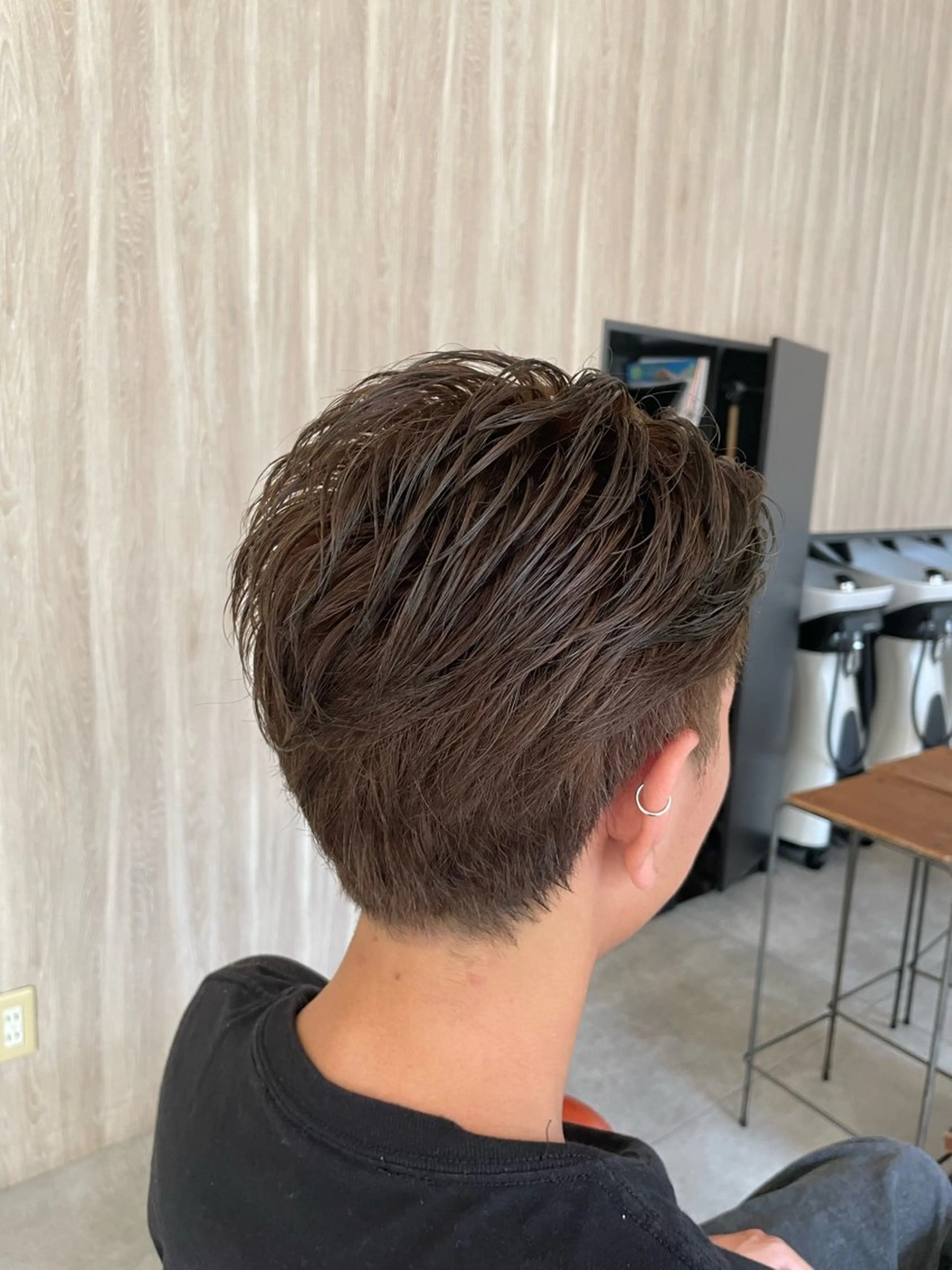 ショート メンズ 鈴木 遥大のヘアスタイル