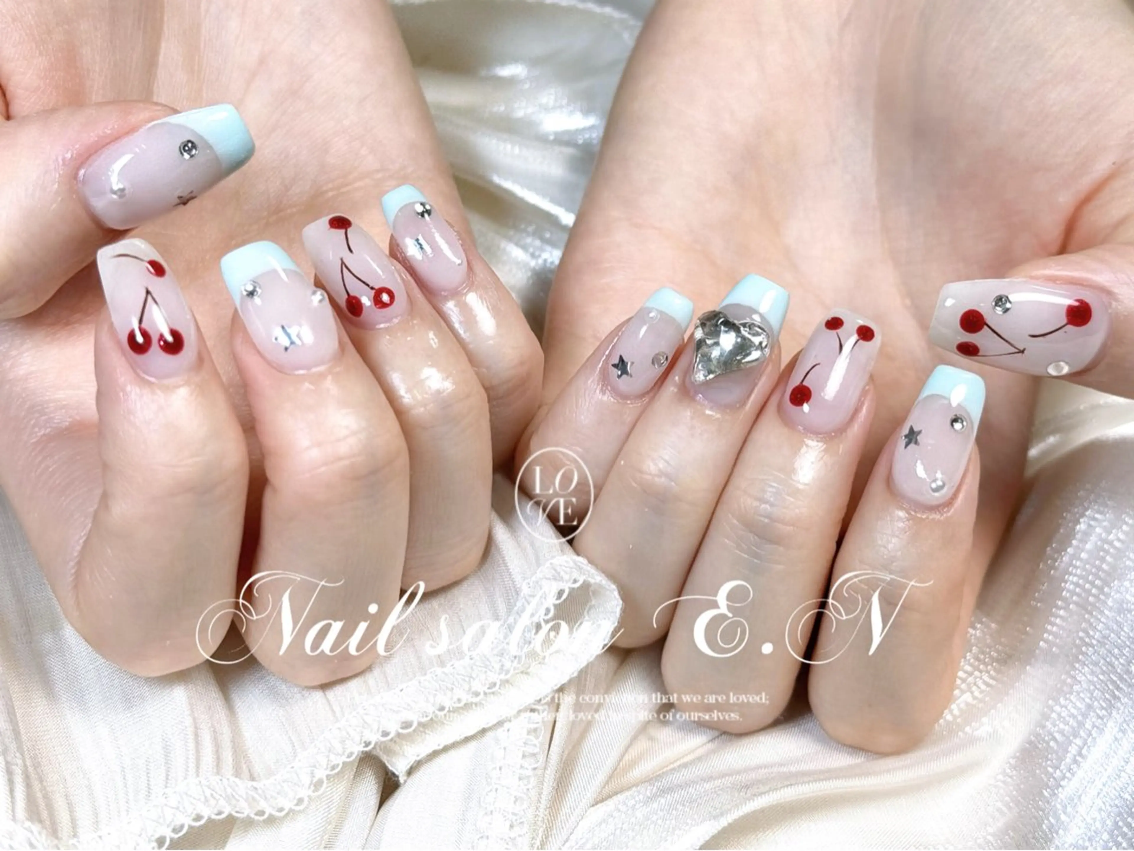 ネイル E.N🦋 長さ出し/持ち込みのネイルデザイン