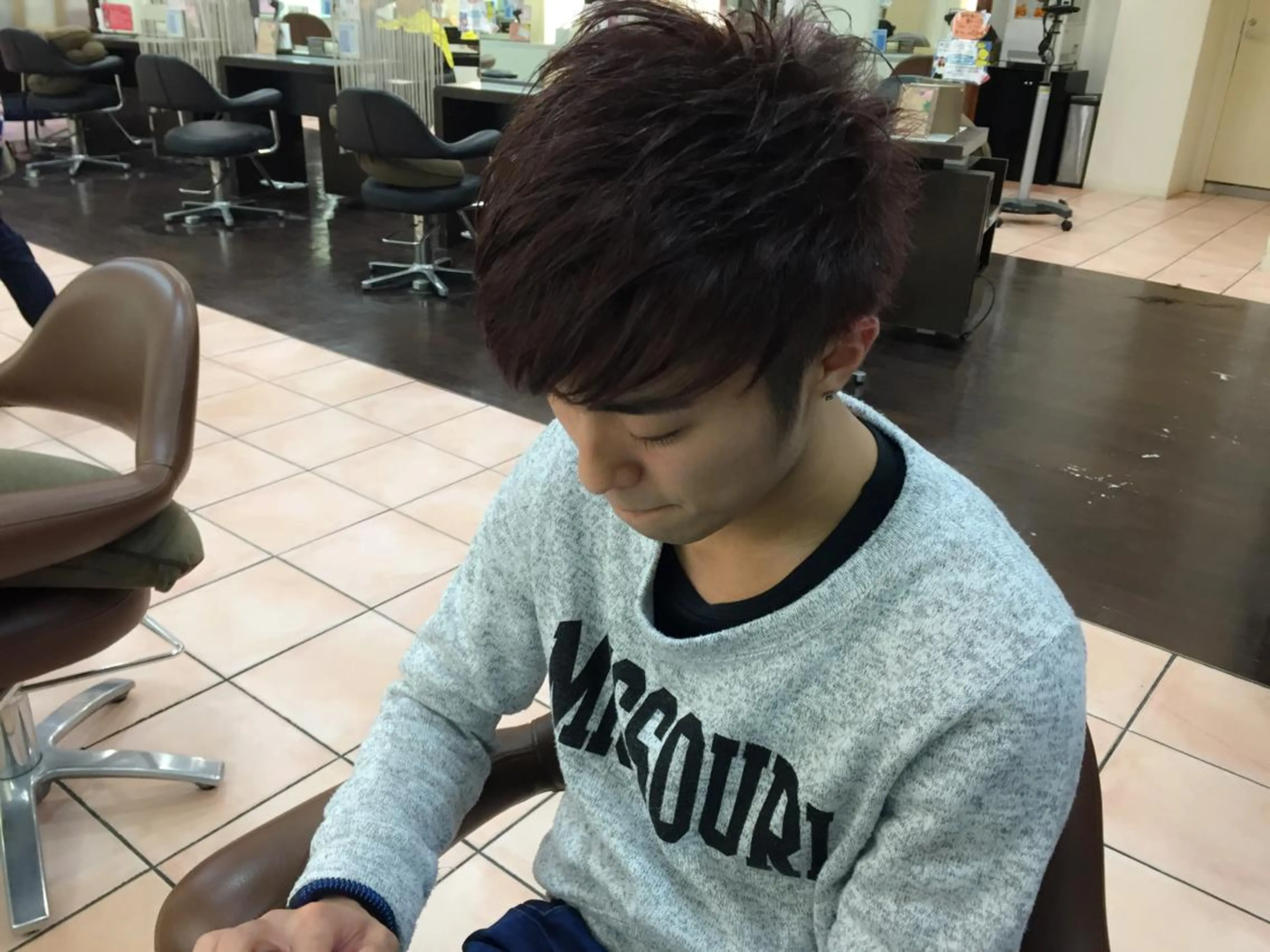 ショート カラー メンズ カット 清光 泰之のヘアスタイル