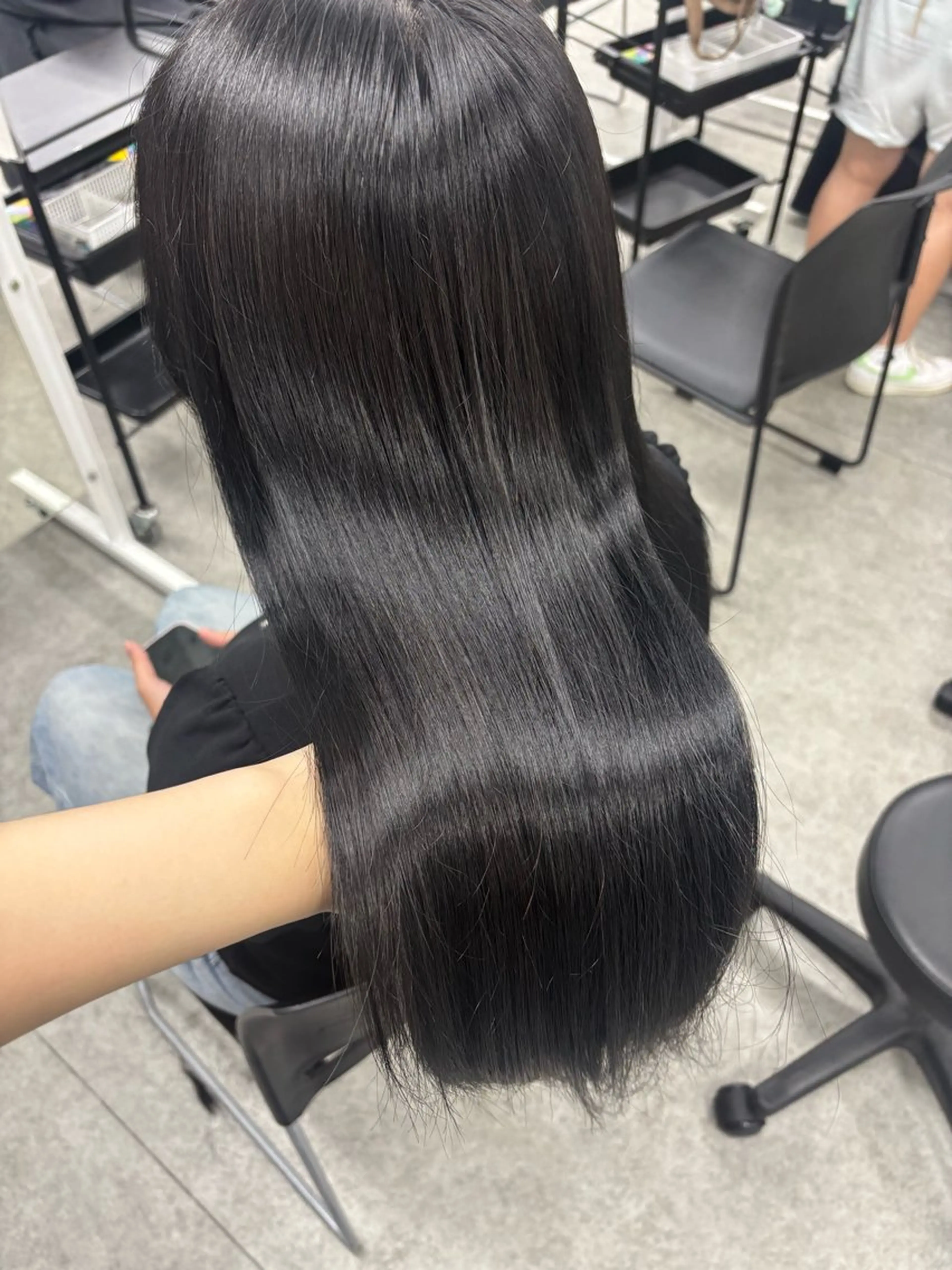 ロング カラー 韓国トレンドヘア🤍 Chima🤍のヘアスタイル