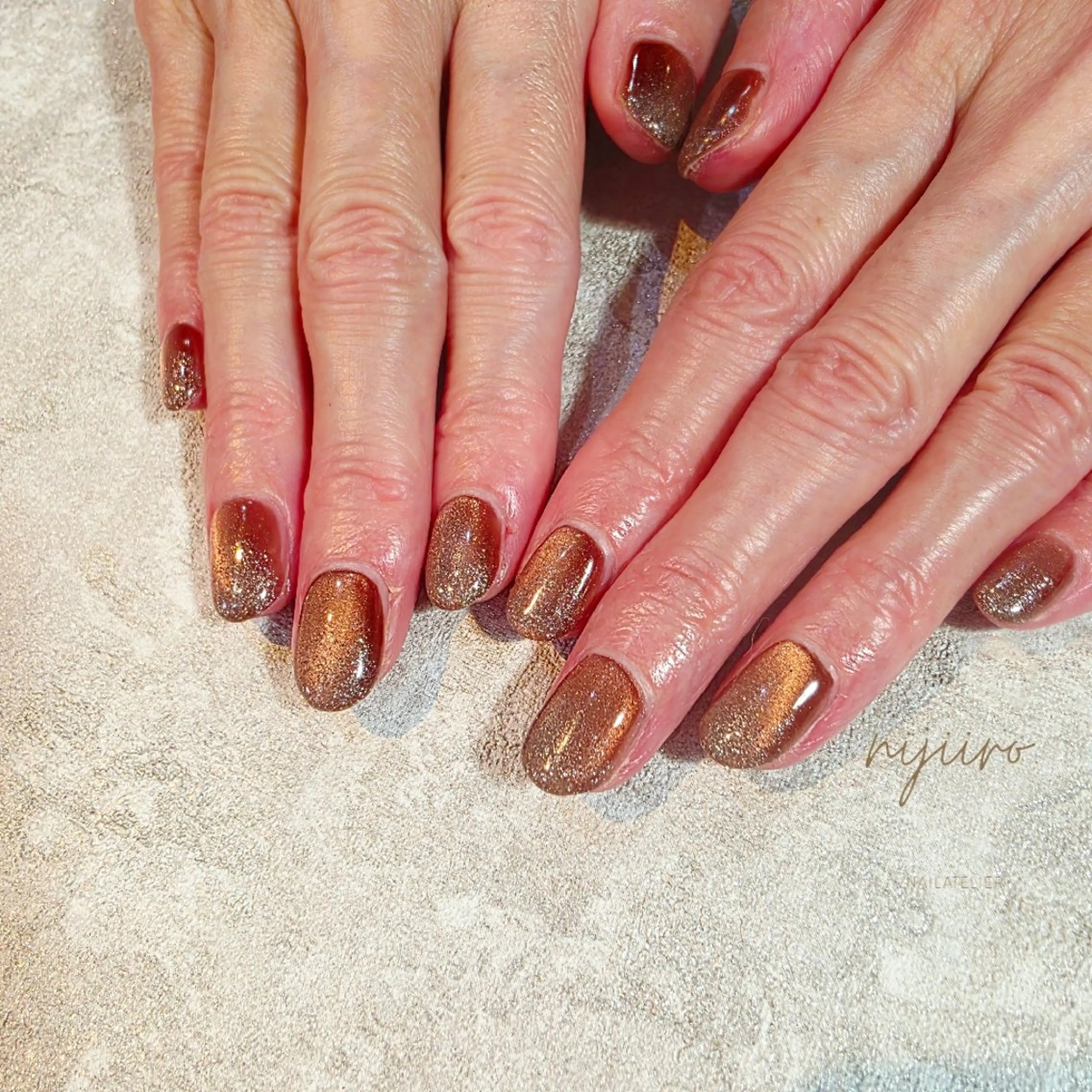 ネイル ハンドネイル nailatelier nijiiro.所属・nijiiro🌈 サトウのネイルデザイン