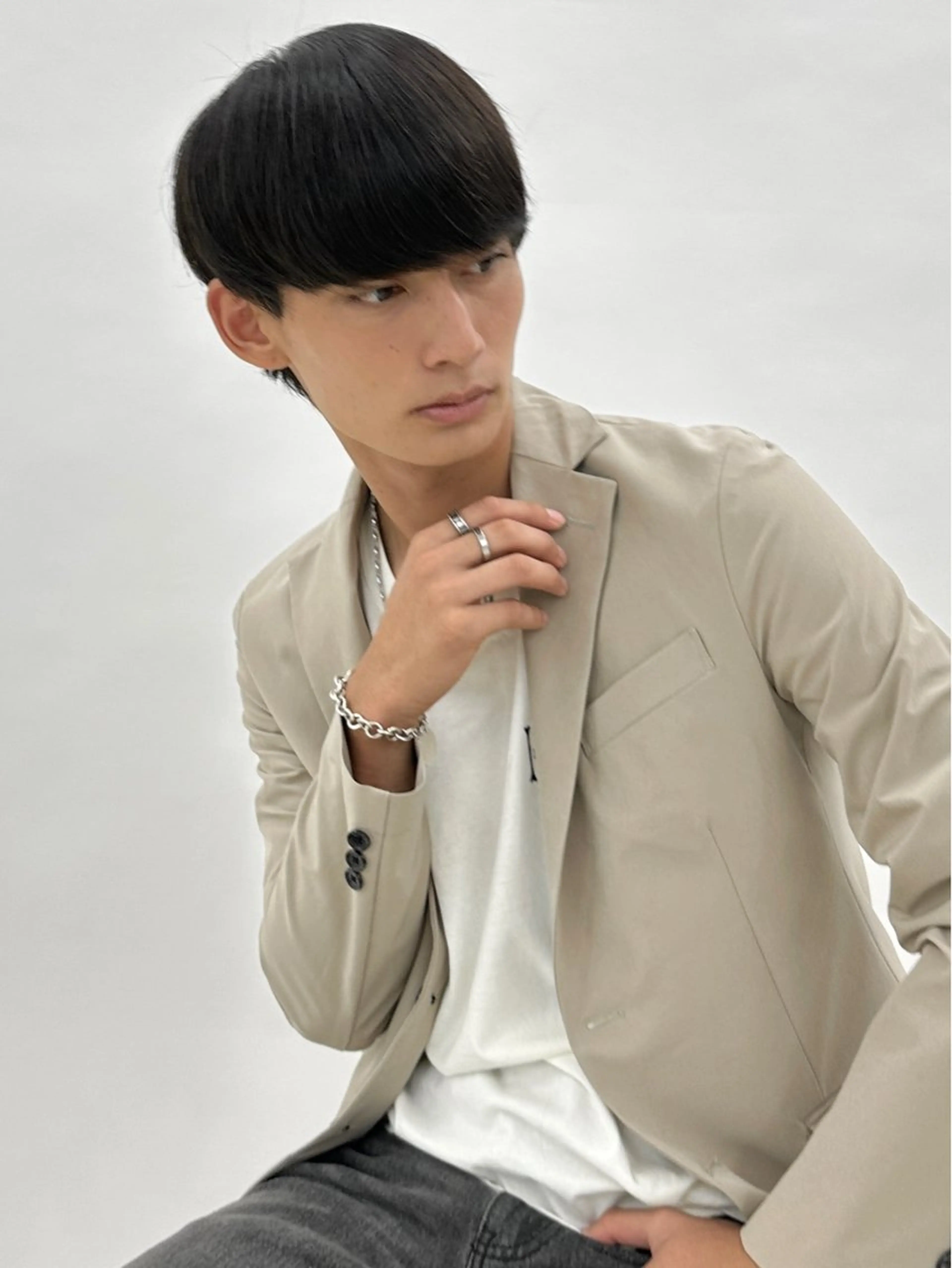 ショート 山中 瞬のヘアスタイル