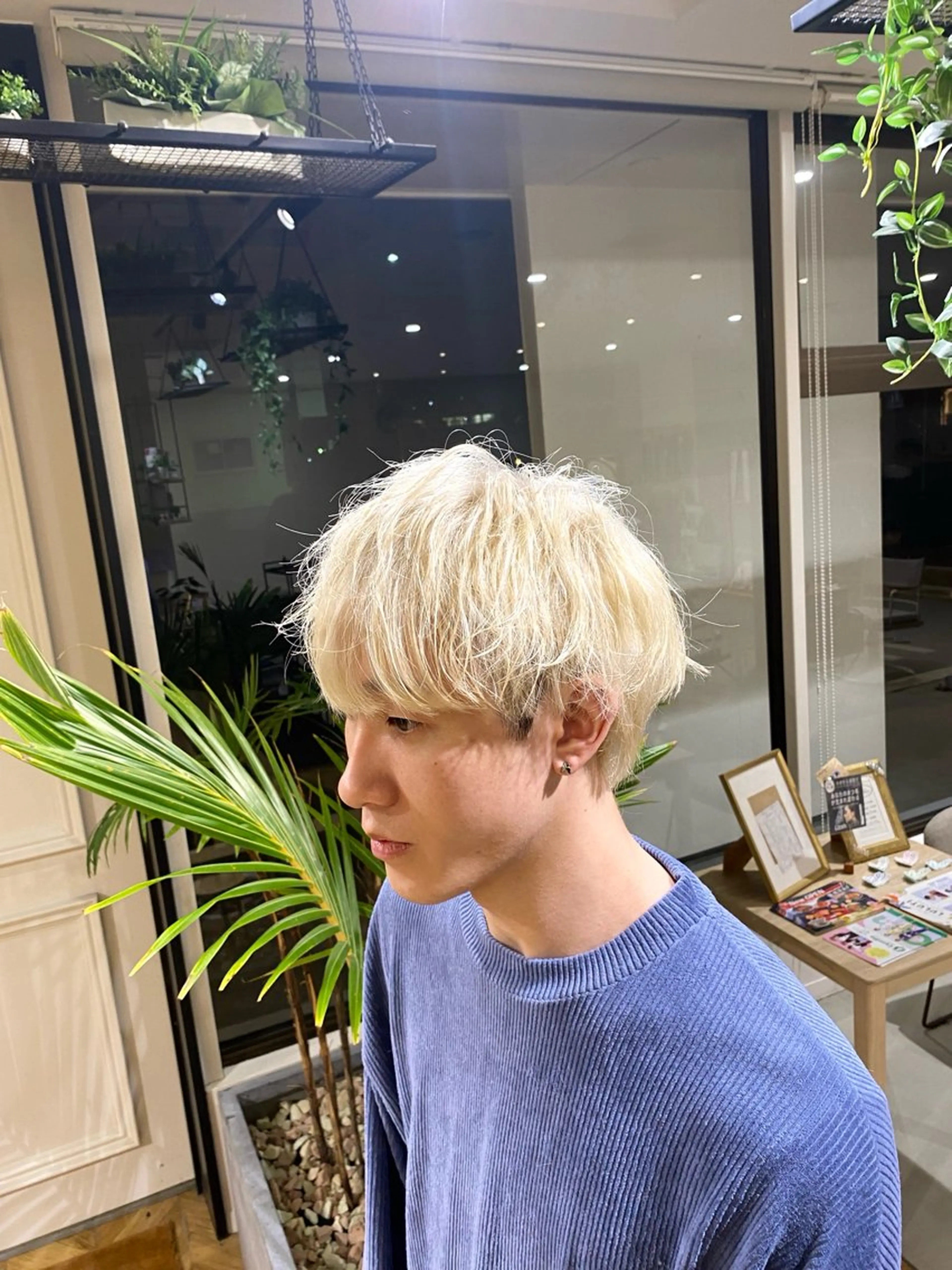 カラー メンズ yate'/ Wカラー/小出捷也のヘアスタイル