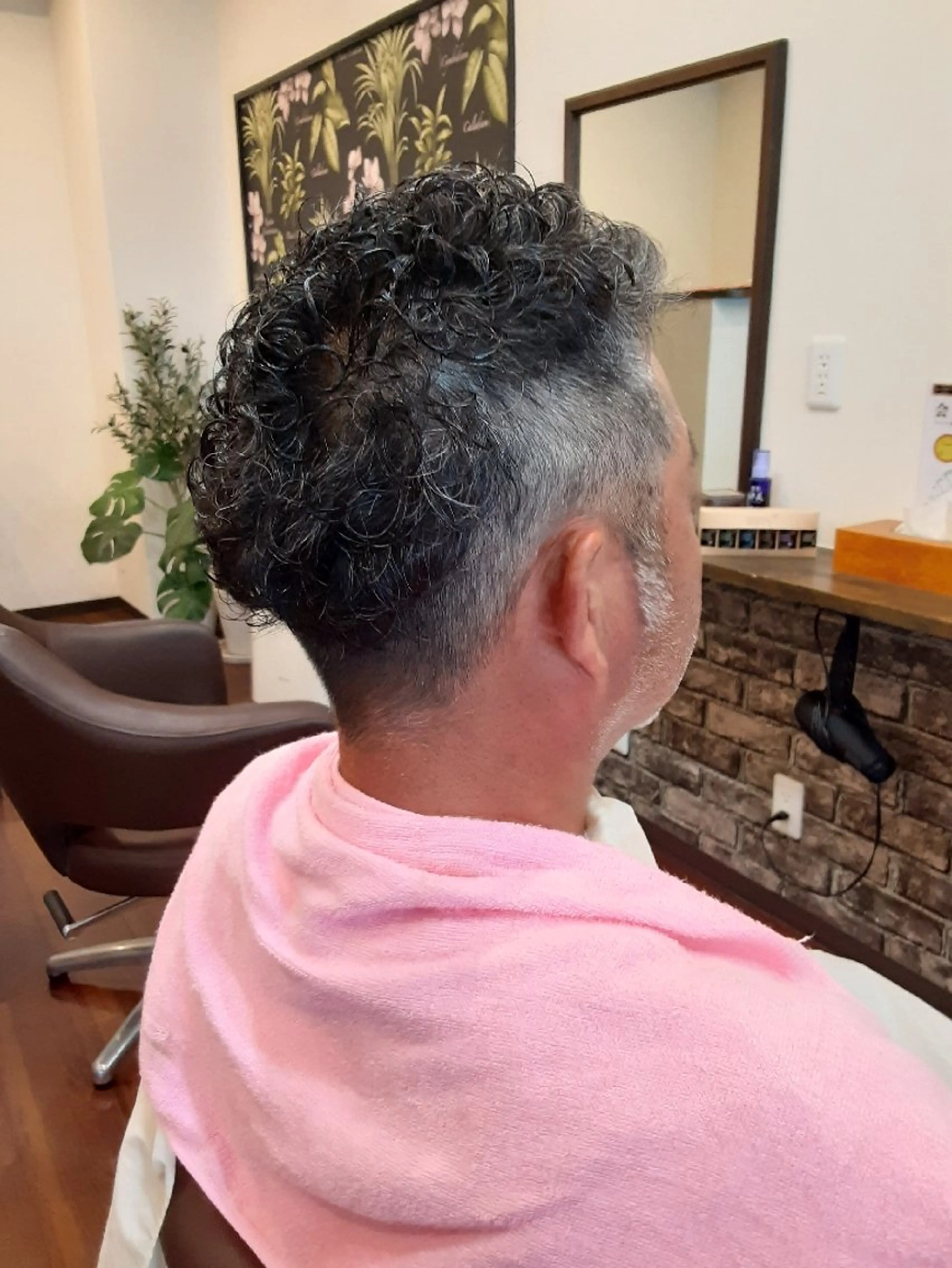 【人気No.1🏂メンズパーマ】カット+パーマ+トリートメント付(シャンプー&ブロー込)の写真