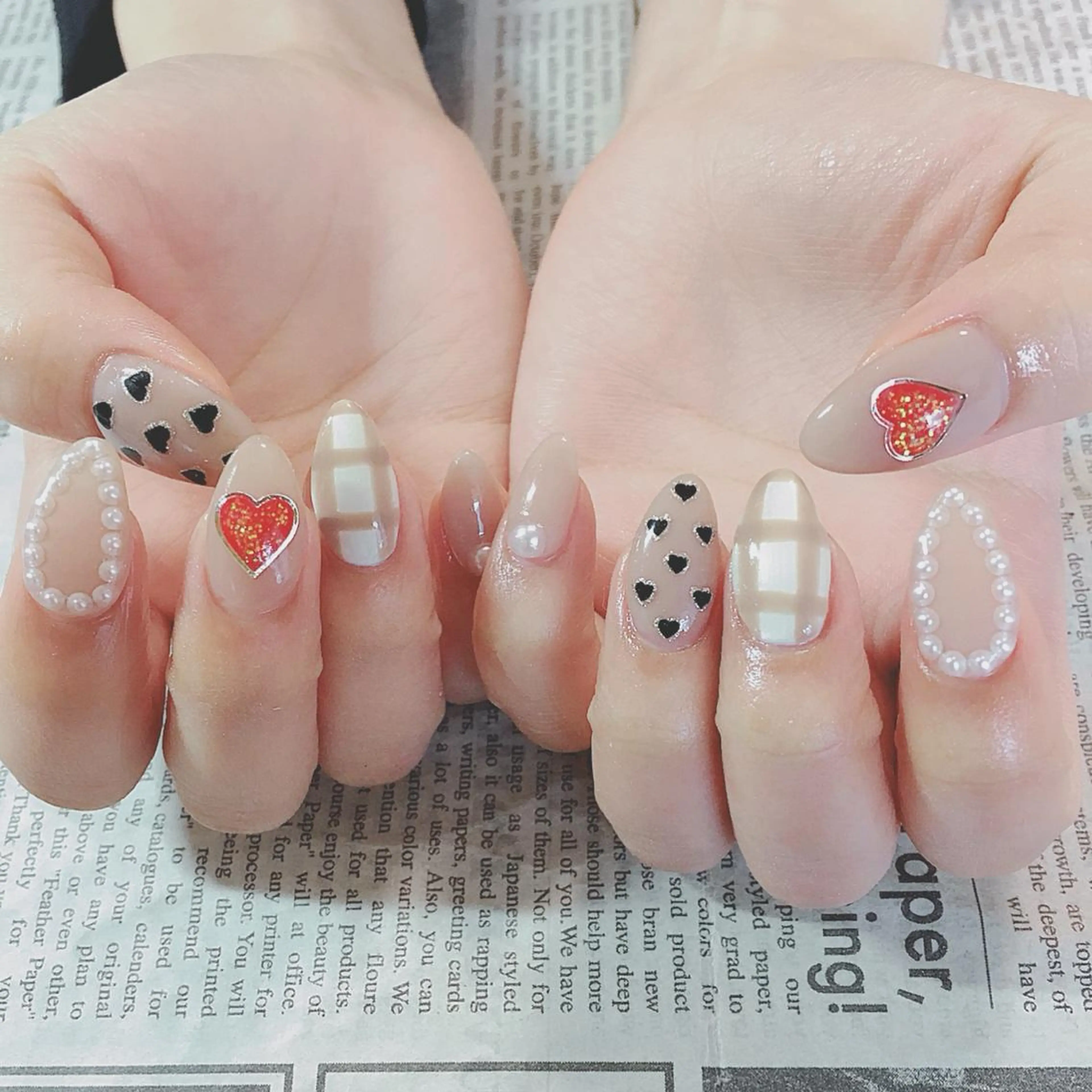 ネイル ハンドネイル ハンドケア 森山 舞のネイルデザイン