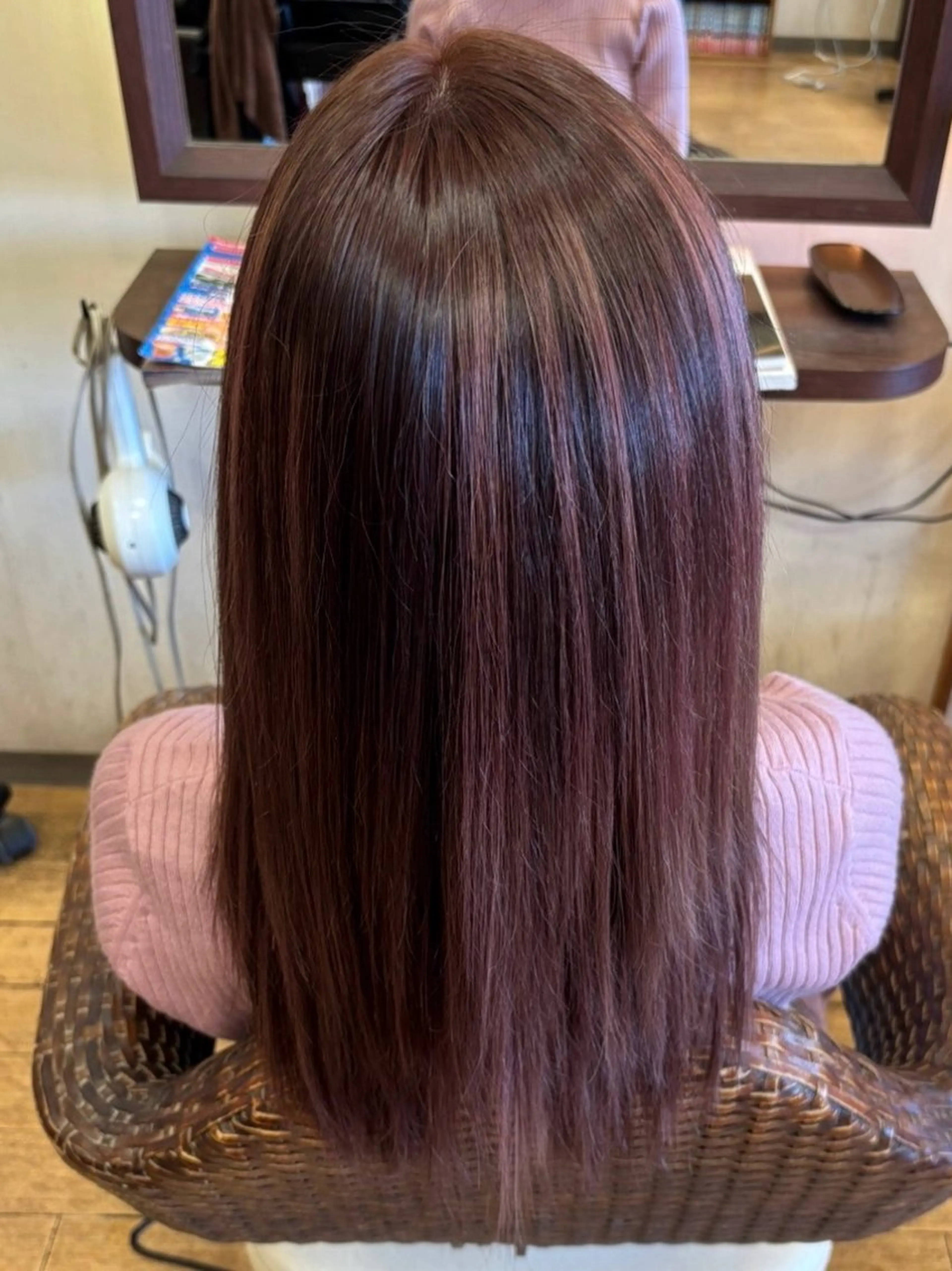 ロング カラー ヘアカラー トリートメント yuzuki 【北谷】のヘアスタイル