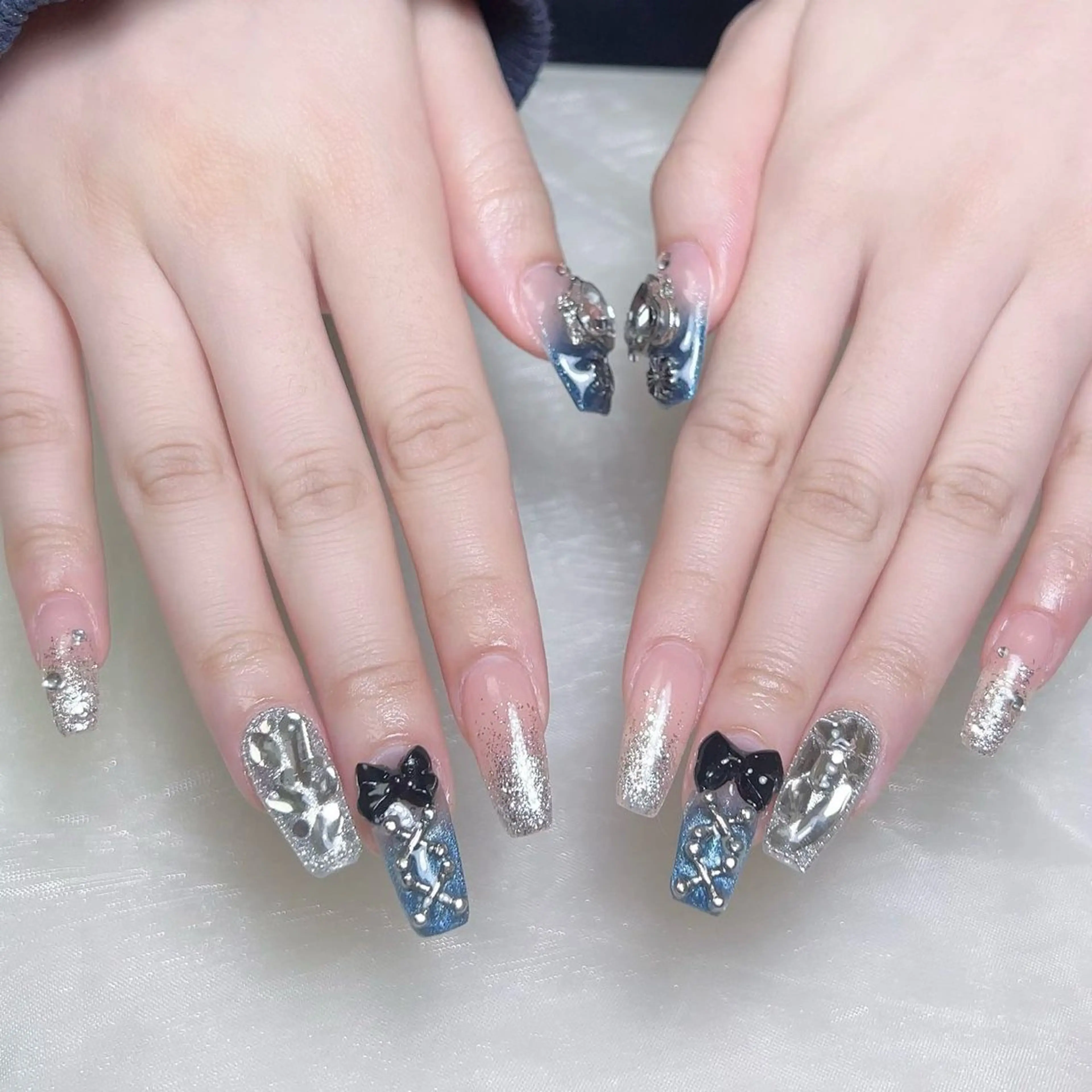 メンズ ネイル 持ち込み ハンドネイル Nail salon 木にいるのネイルデザイン