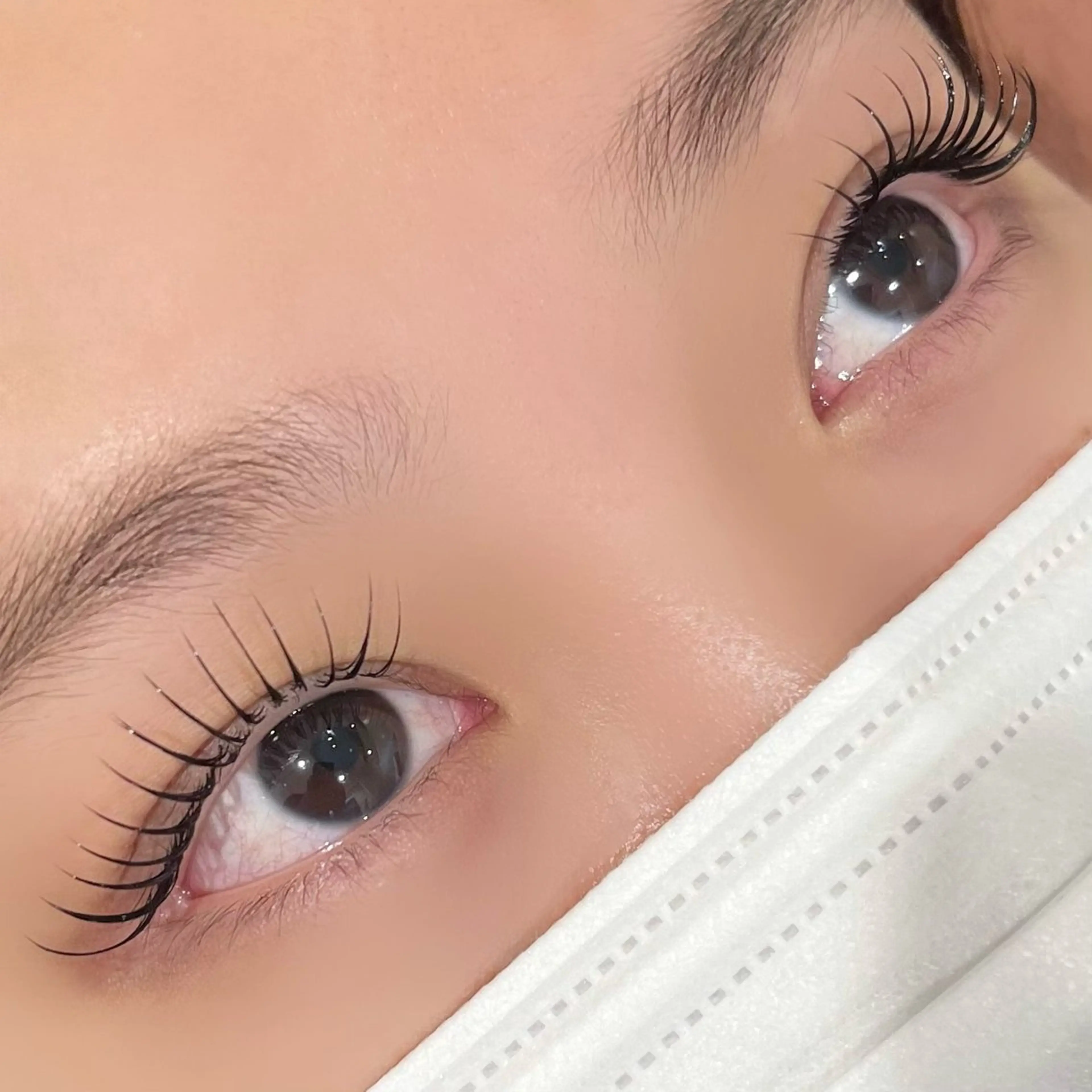 マツエク・マツパ 目尻長め セクシー ELLE salon eyelash まゆのマツエク・マツパデザイン