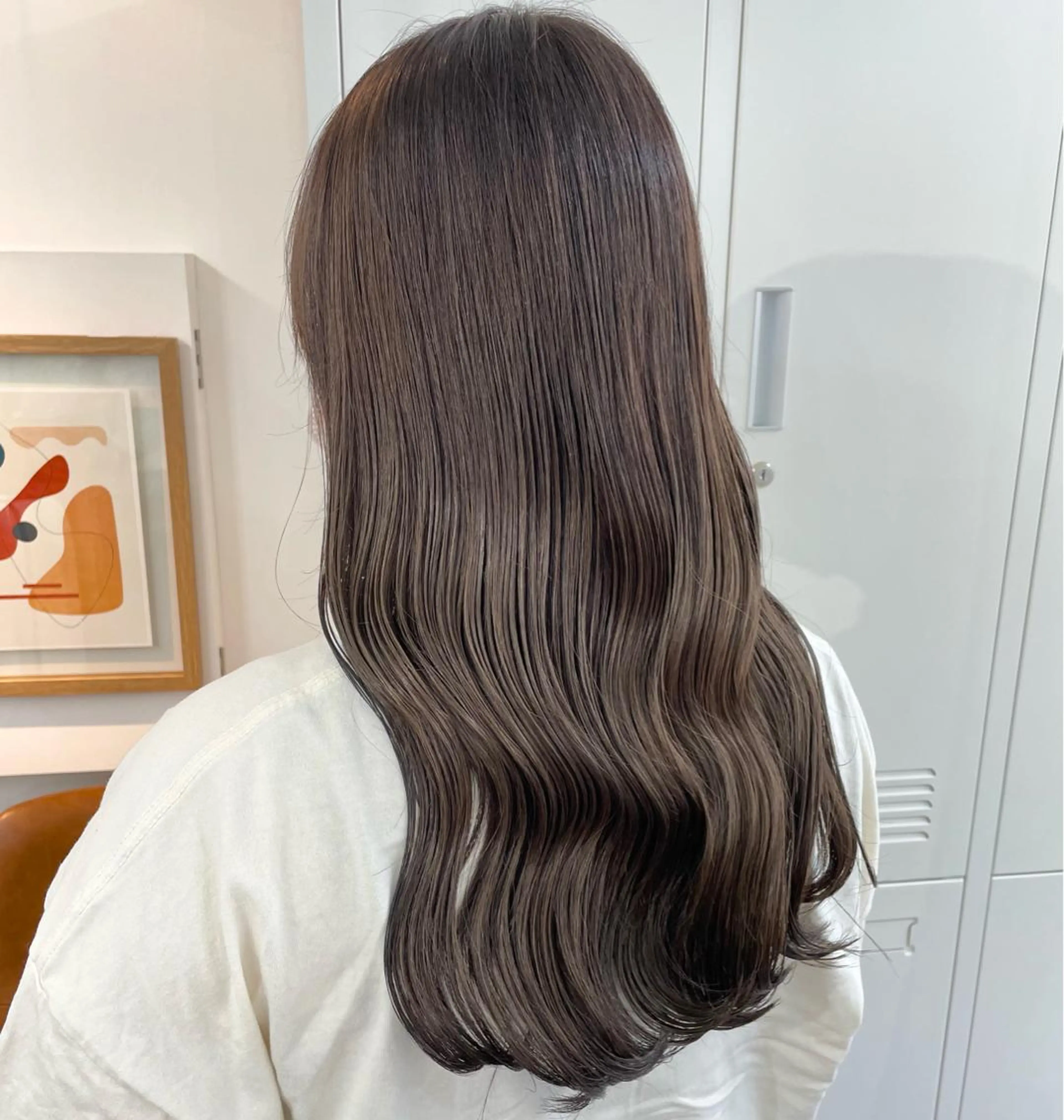 ロング ヘアカラー トリートメント 🌼たけや みのり🌿のヘアスタイル